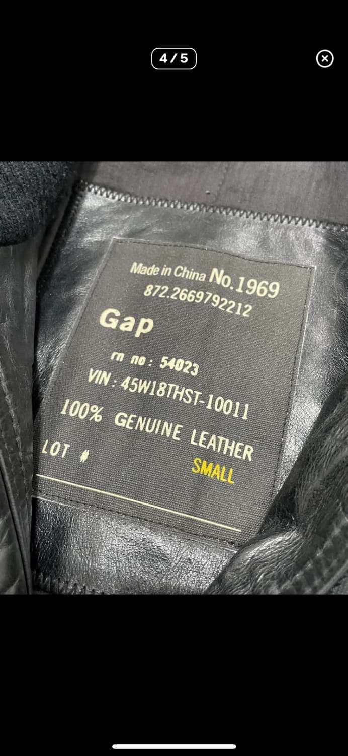 Gap 레더자켓 상품이미지4