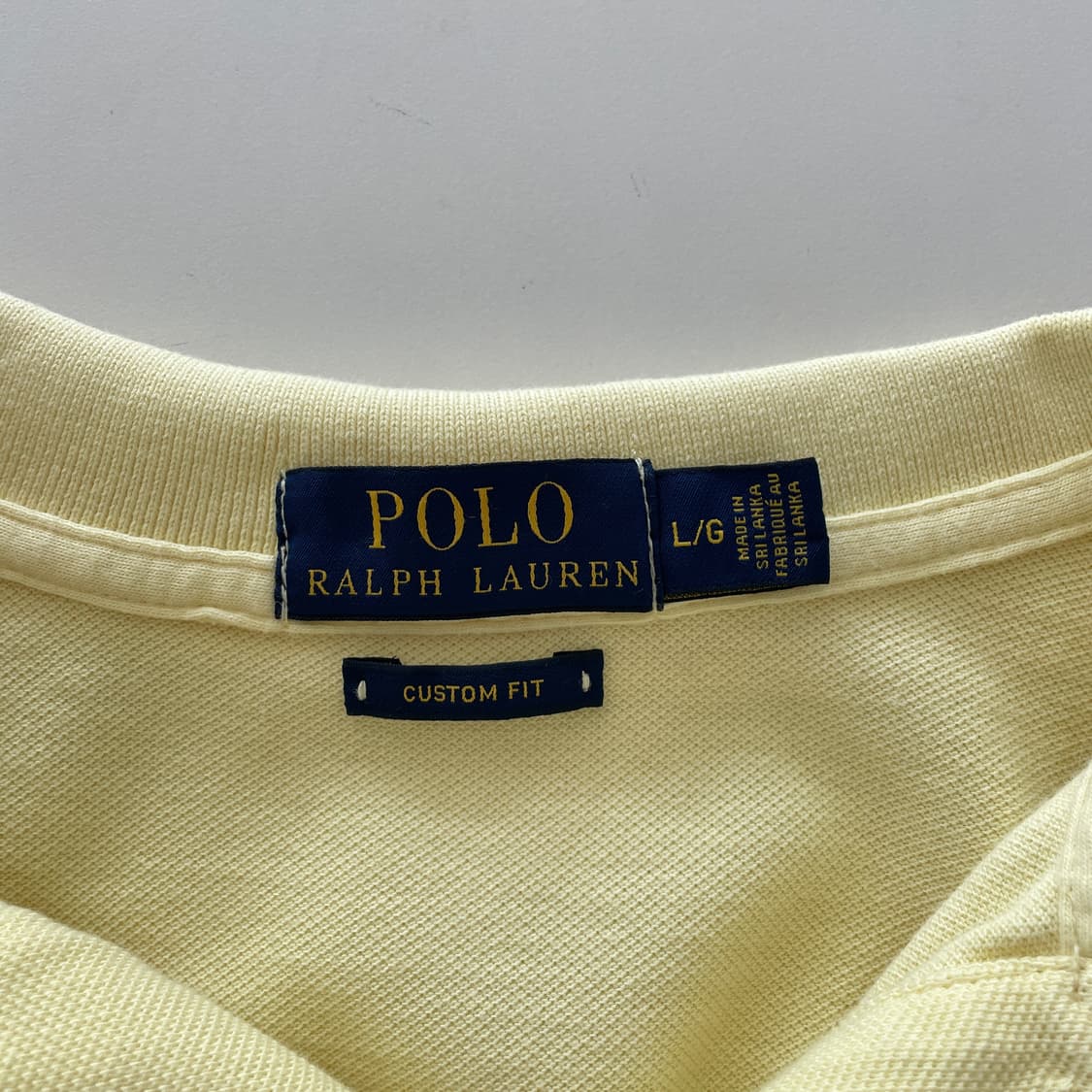 폴로 랄프로렌 PK 옐로우 반팔 티셔츠 상품이미지8