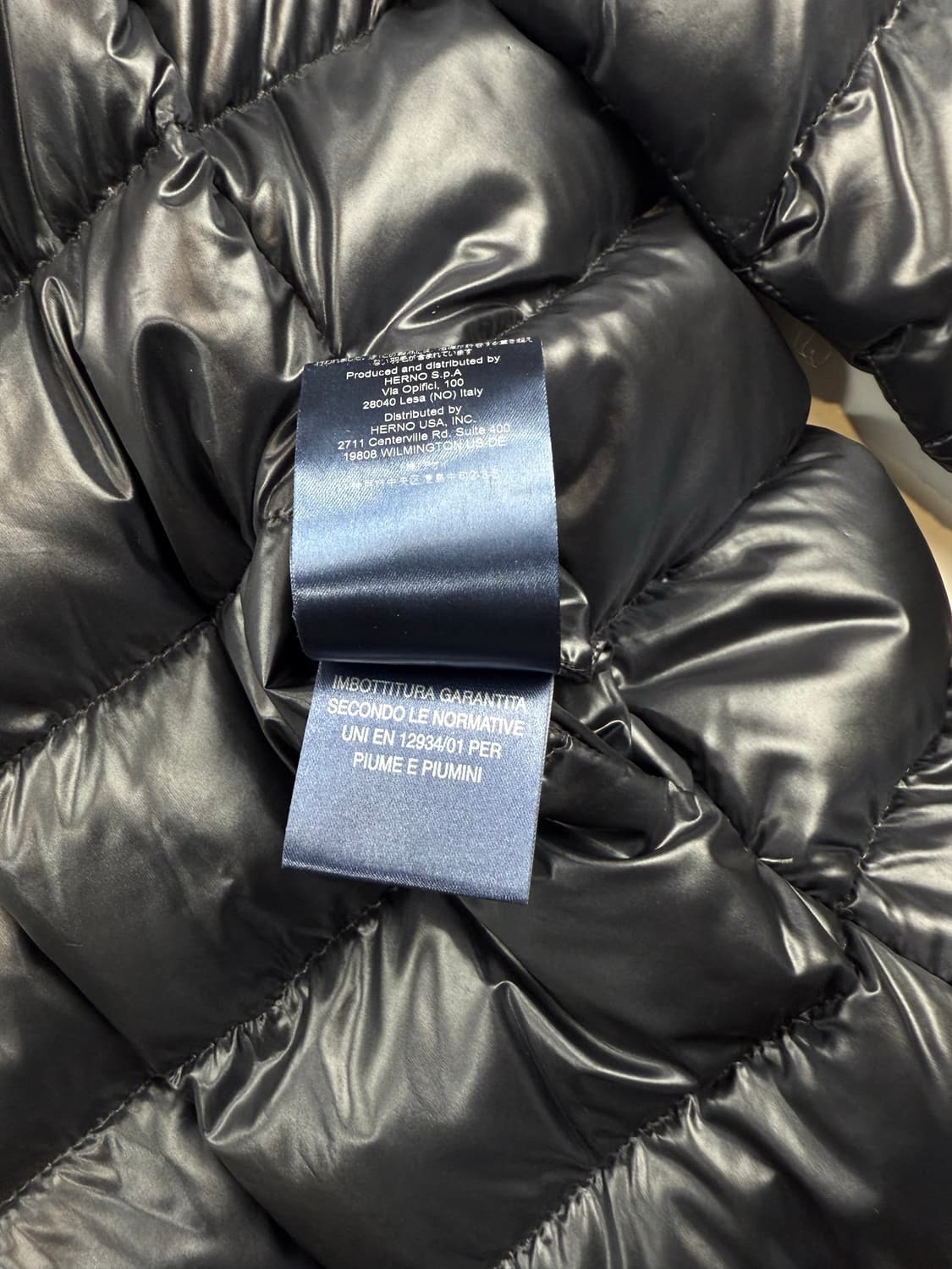 에르노 블랙유광 폭스퍼 패딩 42 상품이미지8