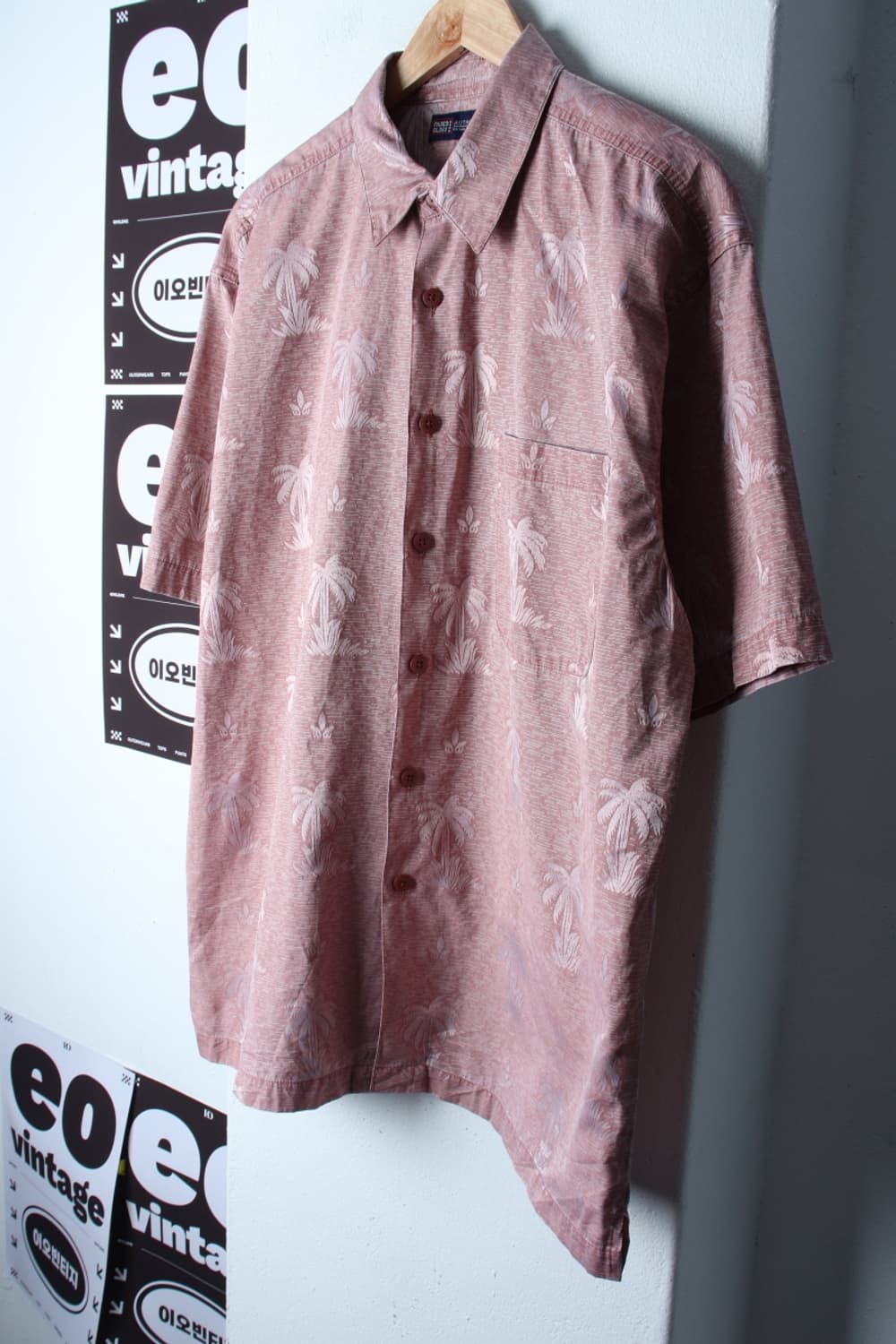 (L-XL) 브랜드빈티지 반팔셔츠 남방 USA 하와이안 레드-H33371 상품이미지1