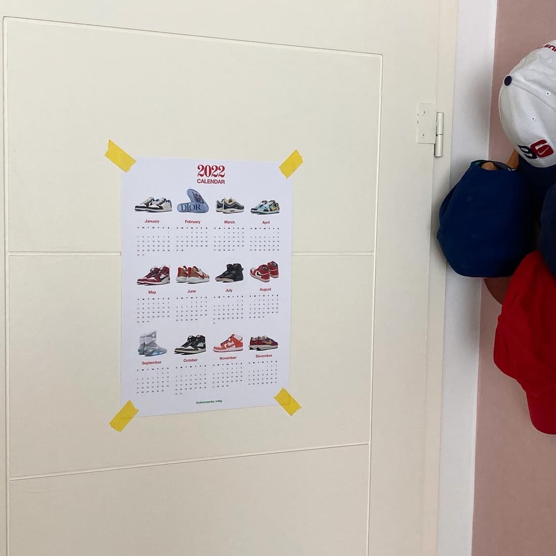 나이키 레어 스니커 달력 상품이미지2