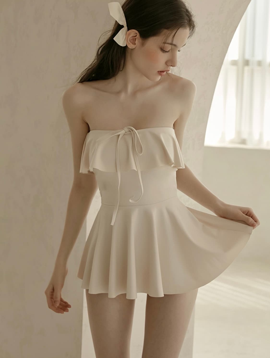 비키니밴더 로나 프릴 플레어 모노키니 상품이미지1