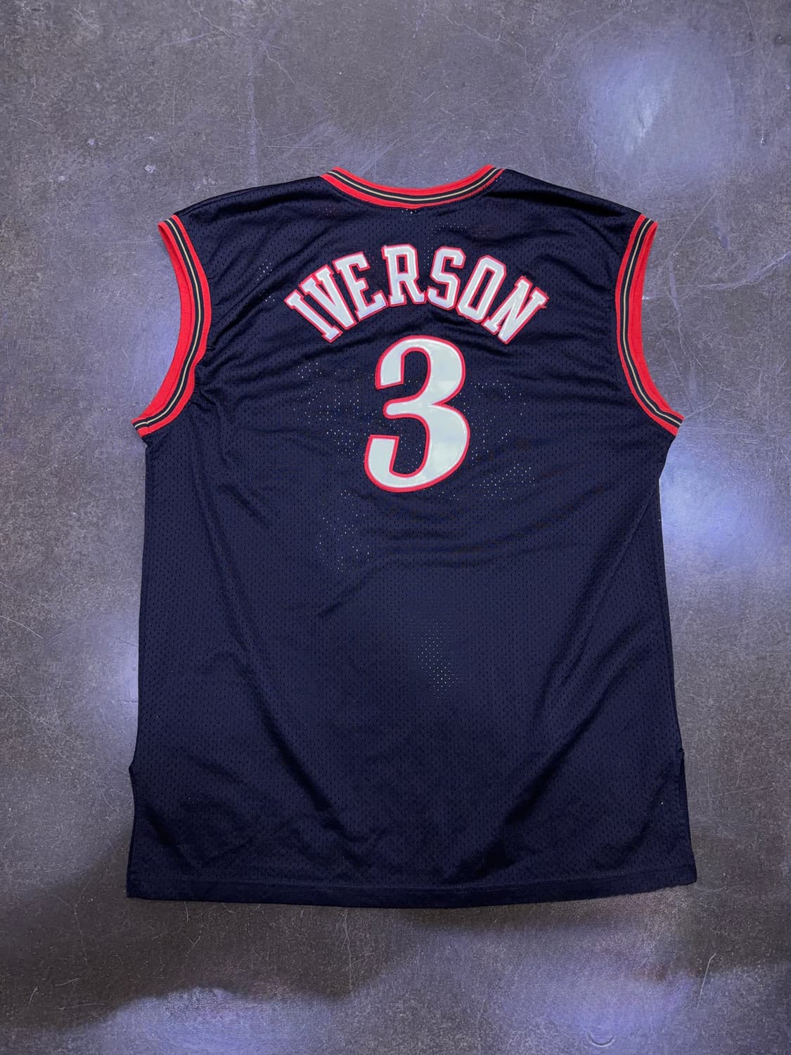 챔피온 필라델피아 식서스 앨런 아이버슨 스윙맨 져지 XL 상품이미지2