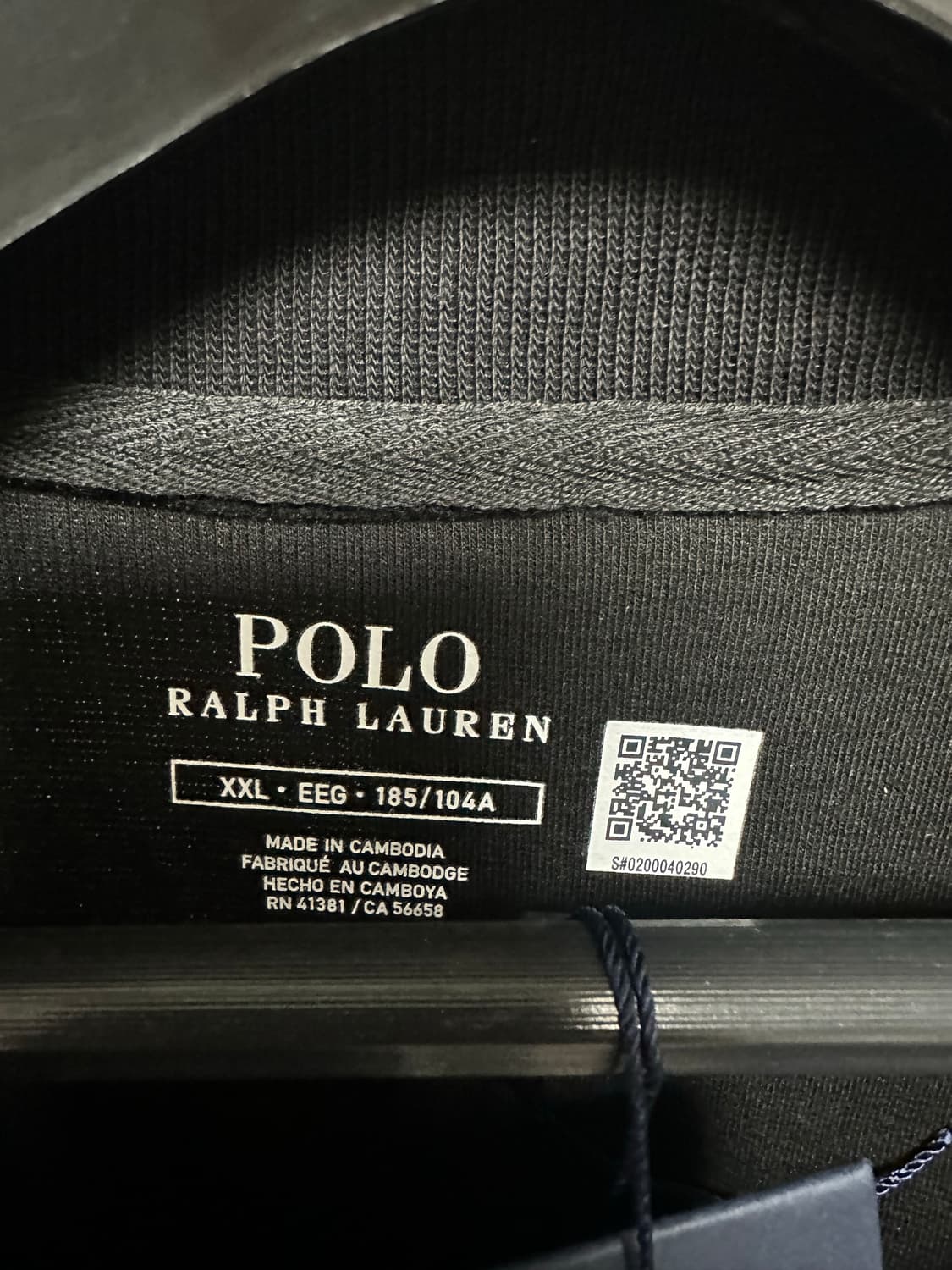 no.143 폴로랄프로렌 코튼 하프집업 새상품 xxl 상품이미지3