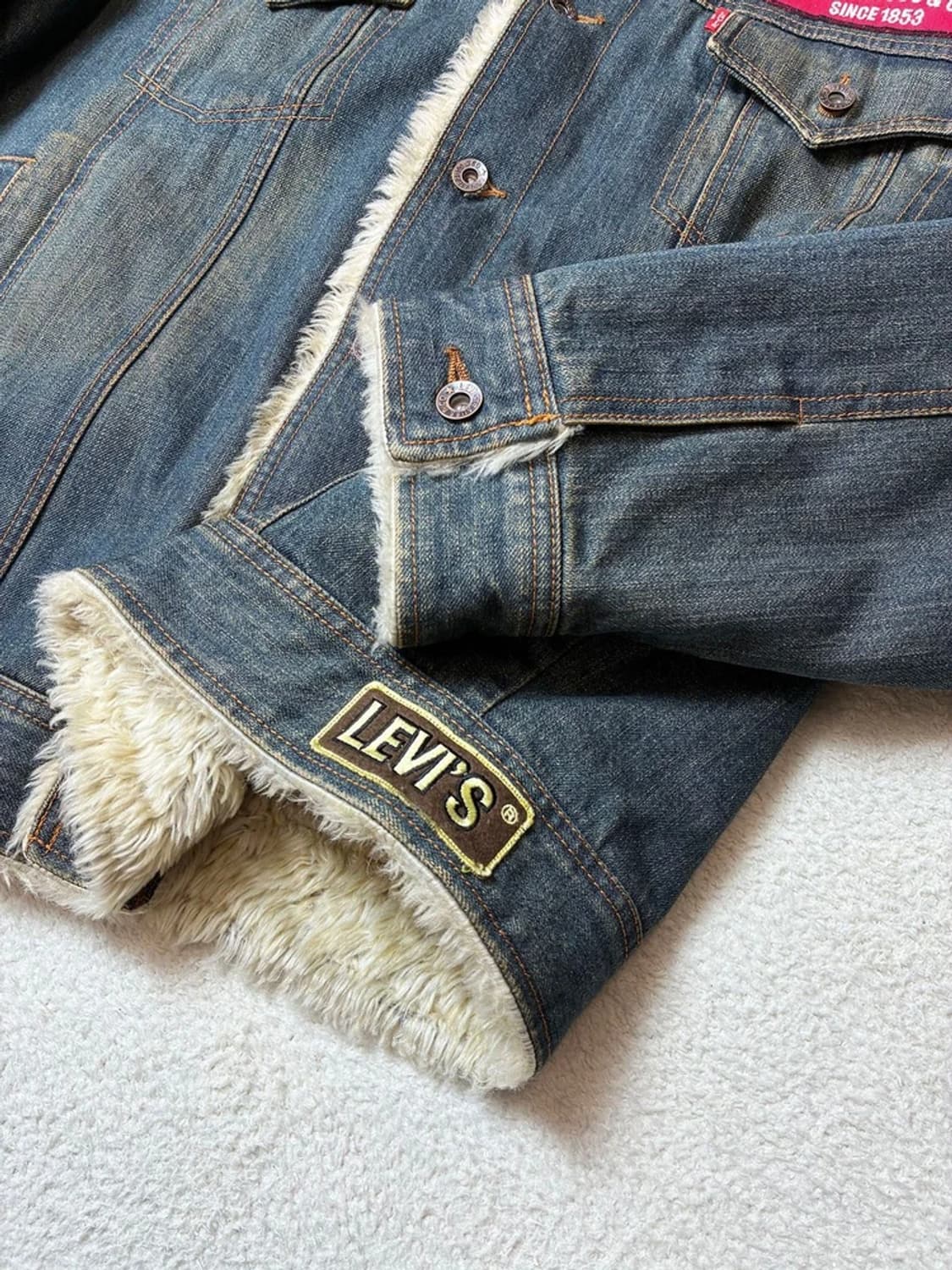 리바이스 00's 패치드 쉐르파 트러커 자켓 PN6386 상품이미지5