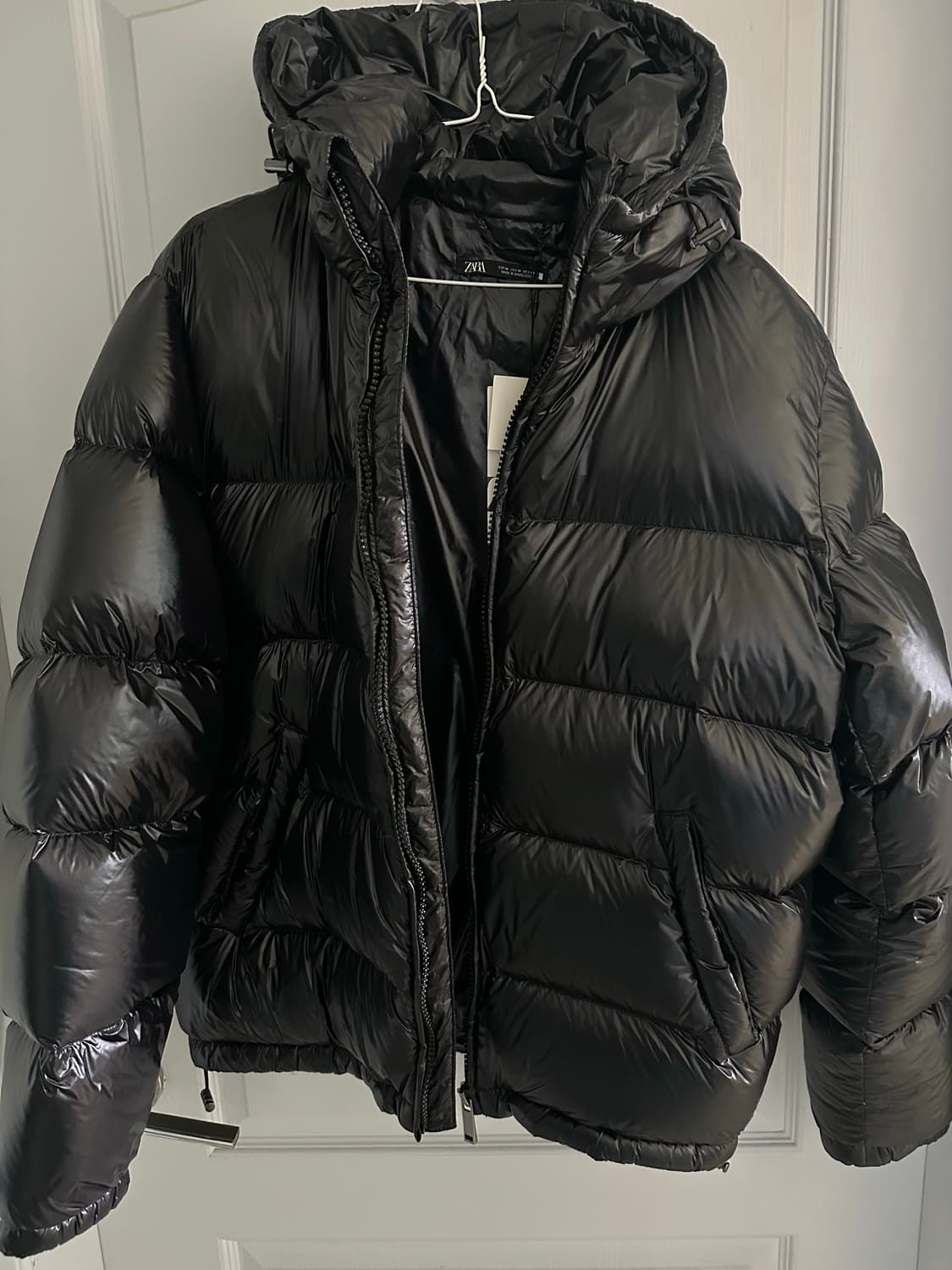 자라 유광 패딩 상품이미지1