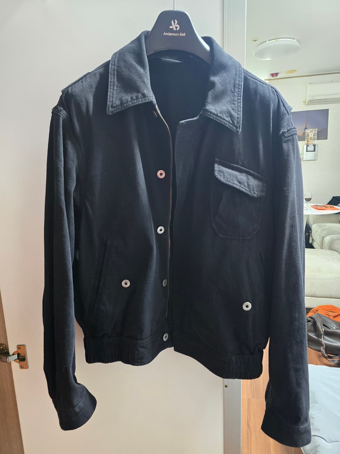 쿠어 바이오 워시드 M-51 자켓 (워시드블랙) 상품이미지1