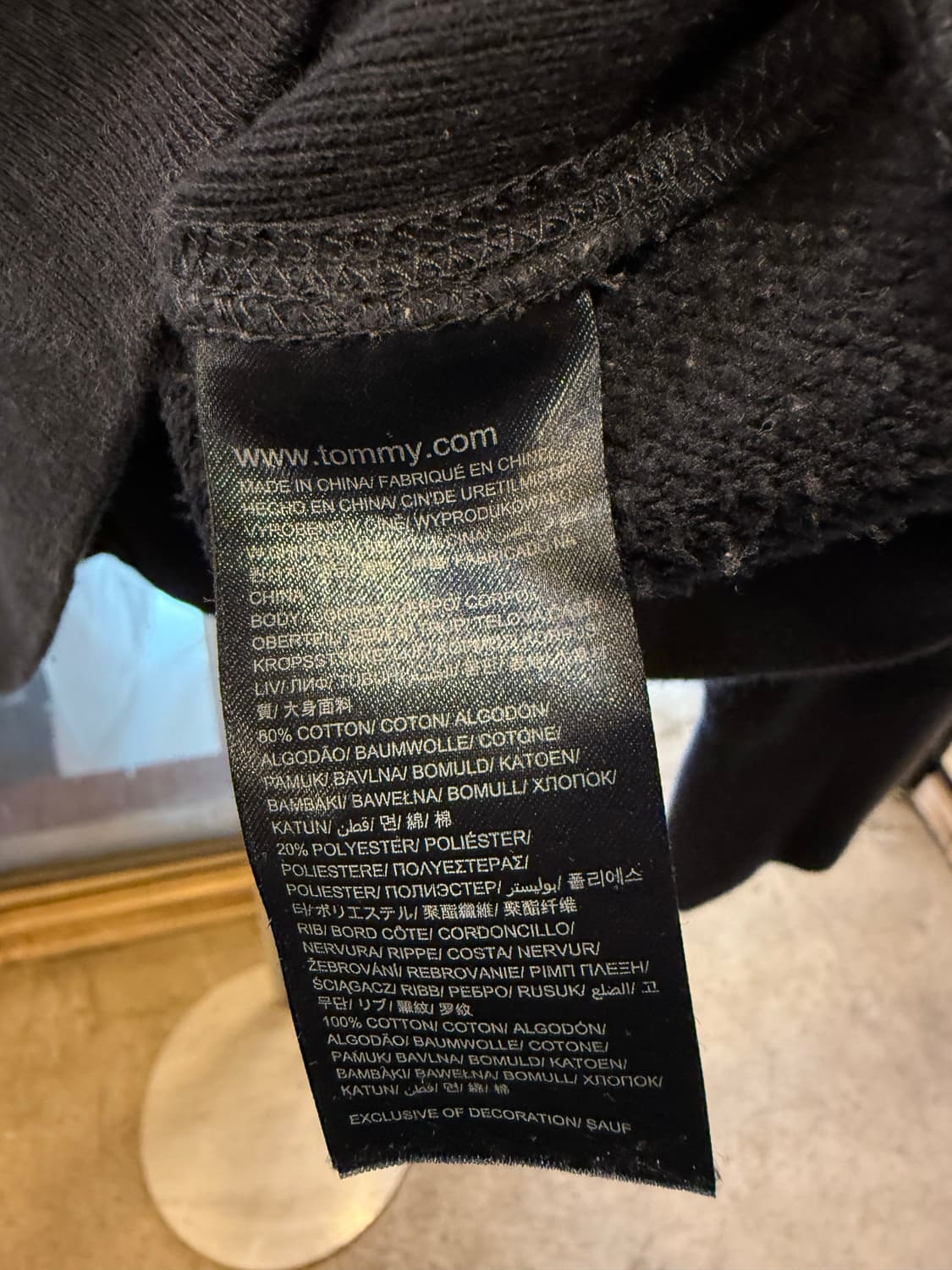 타미힐피거 네이비 맨투맨 상품이미지3