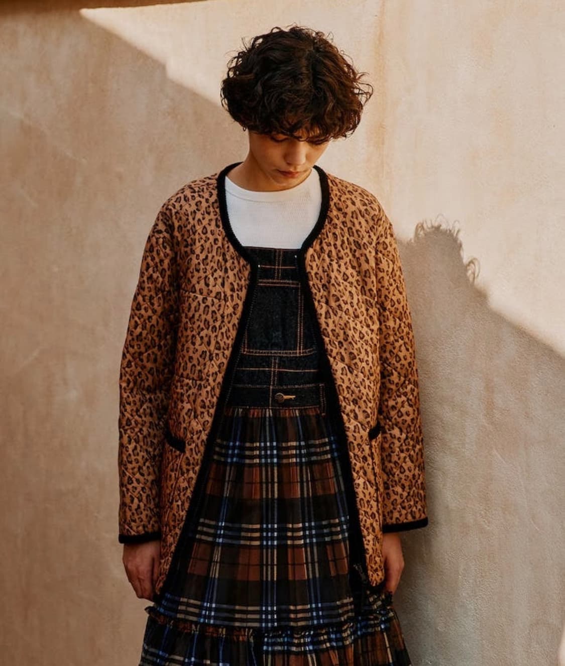 프릭스스토어 리버시블 레오파드 퀄팅자켓 상품이미지5