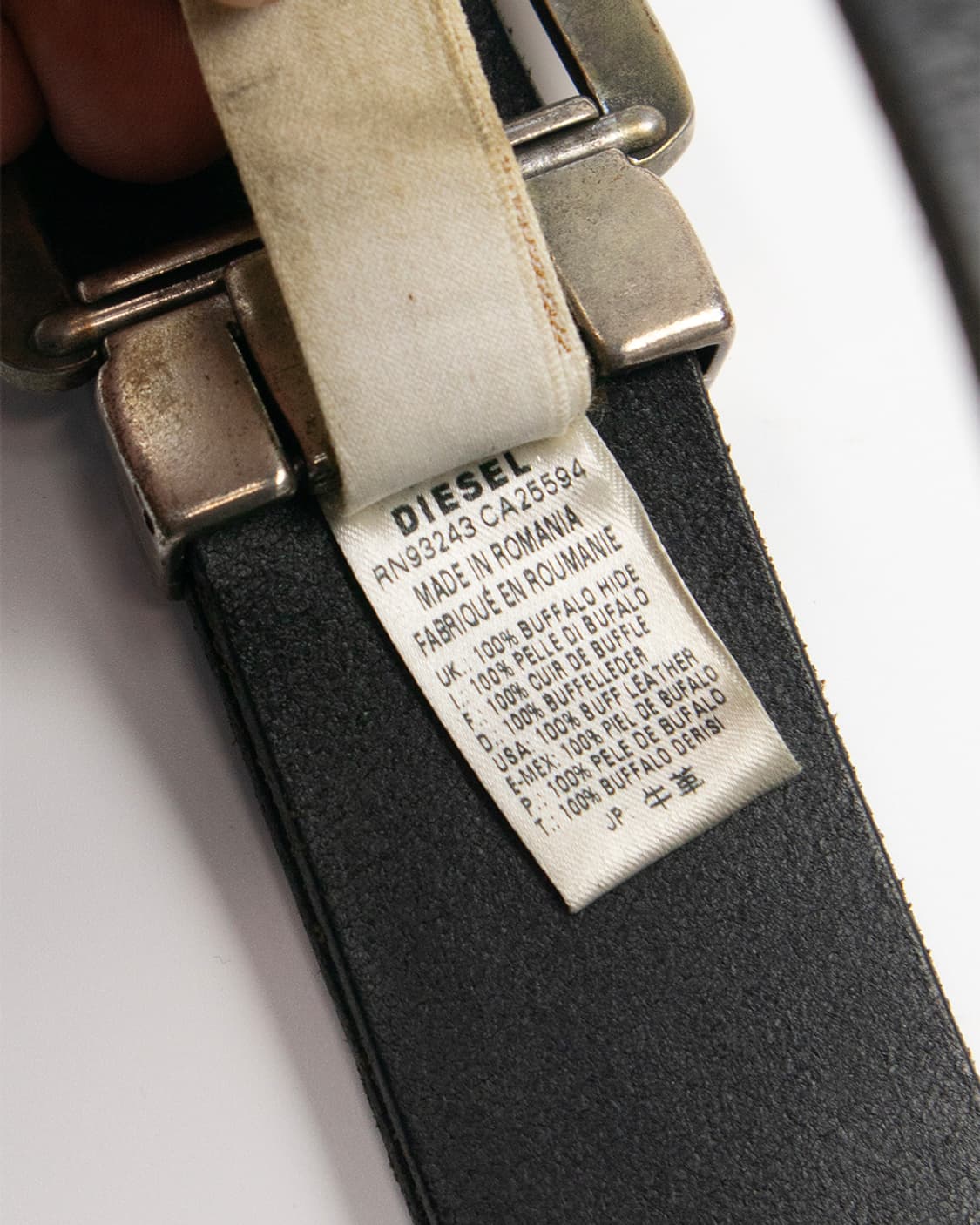 디젤 버팔로 레더 벨트 상품이미지5