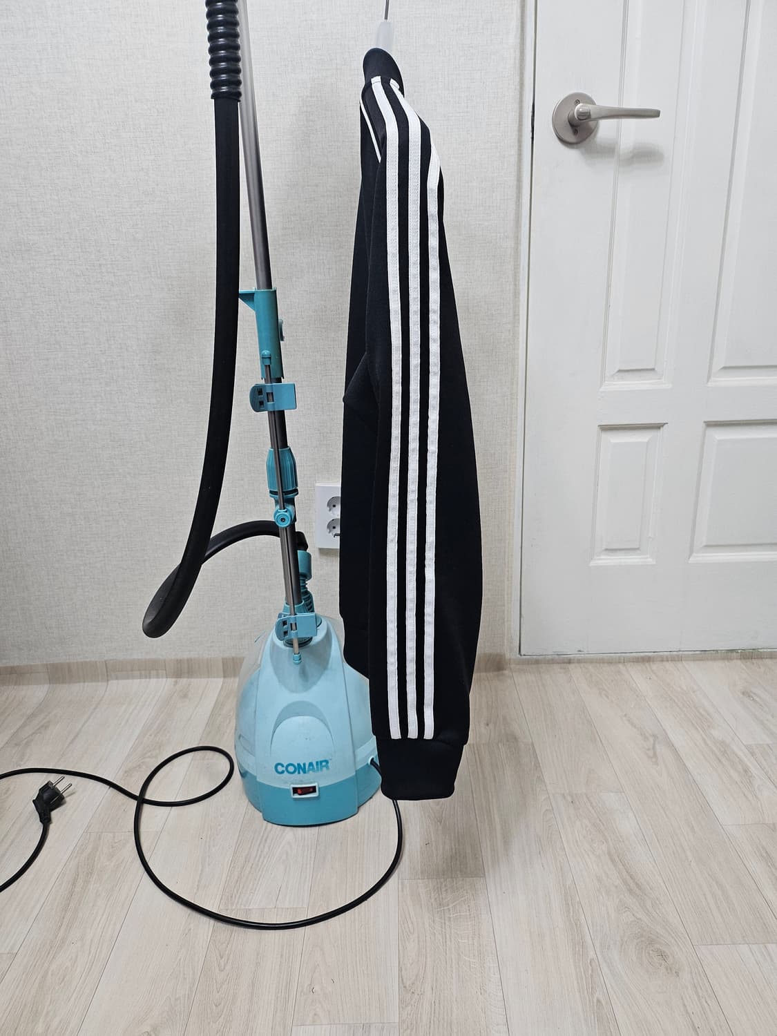 (100)L ☆초대장급☆ 아디다스 슈퍼스타 2중지퍼 [검흰] 트랙탑져지 상품이미지5