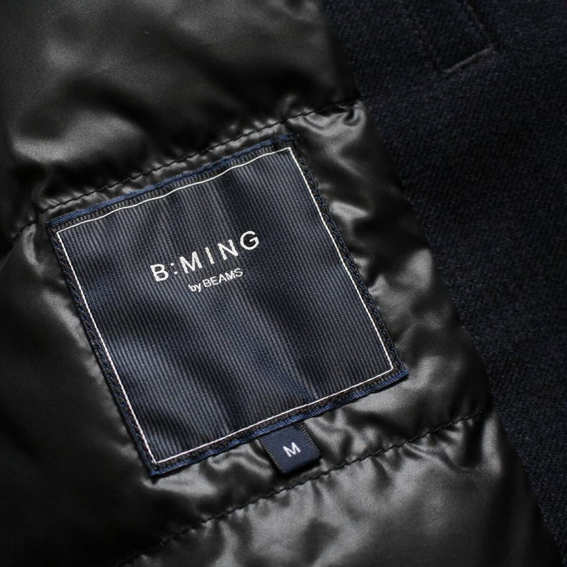 B : MING by BEAMS 빔스 별주 스탠카라 다운 코트 상품이미지7