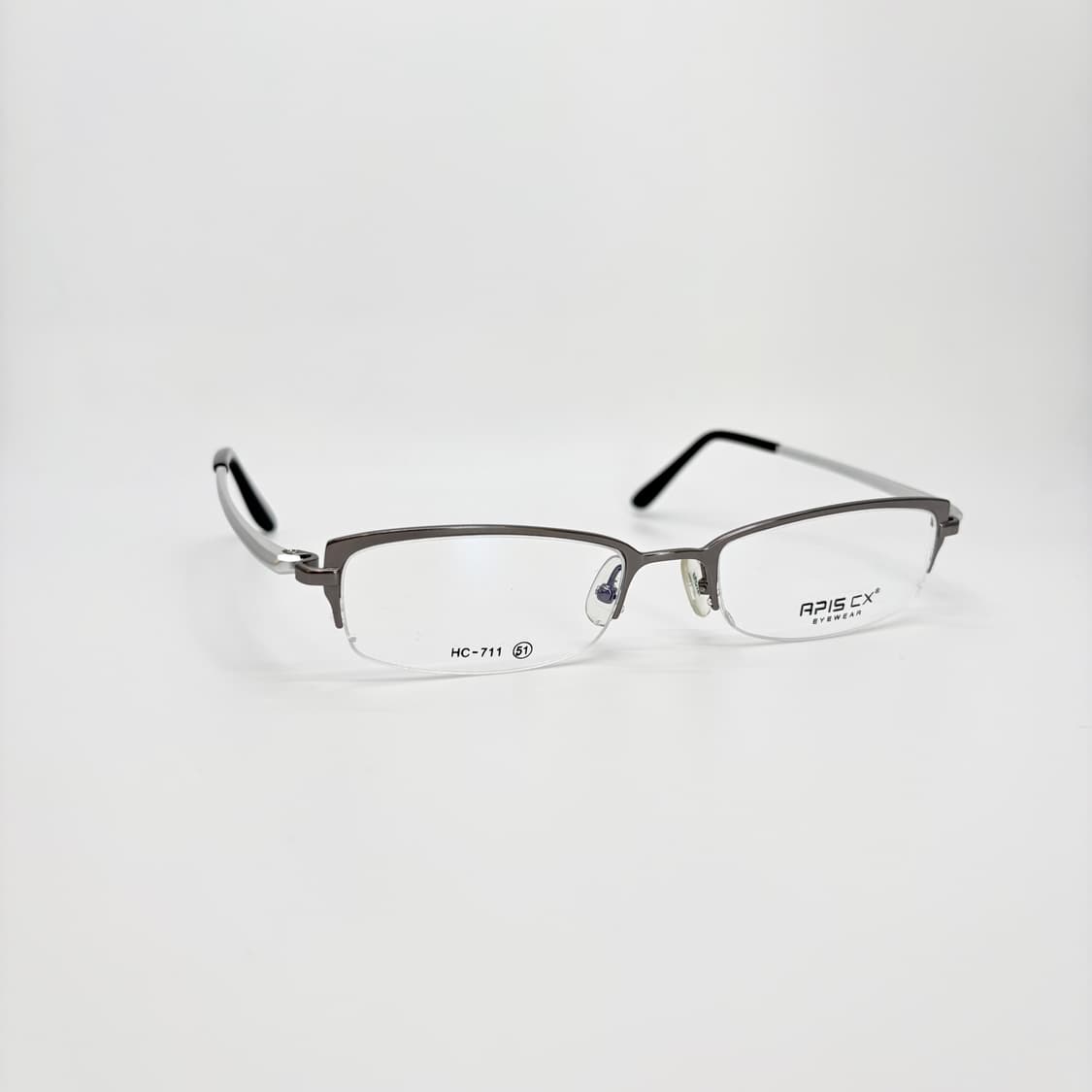 APIS 실버 슬림 스퀘어 반무테  상품이미지2