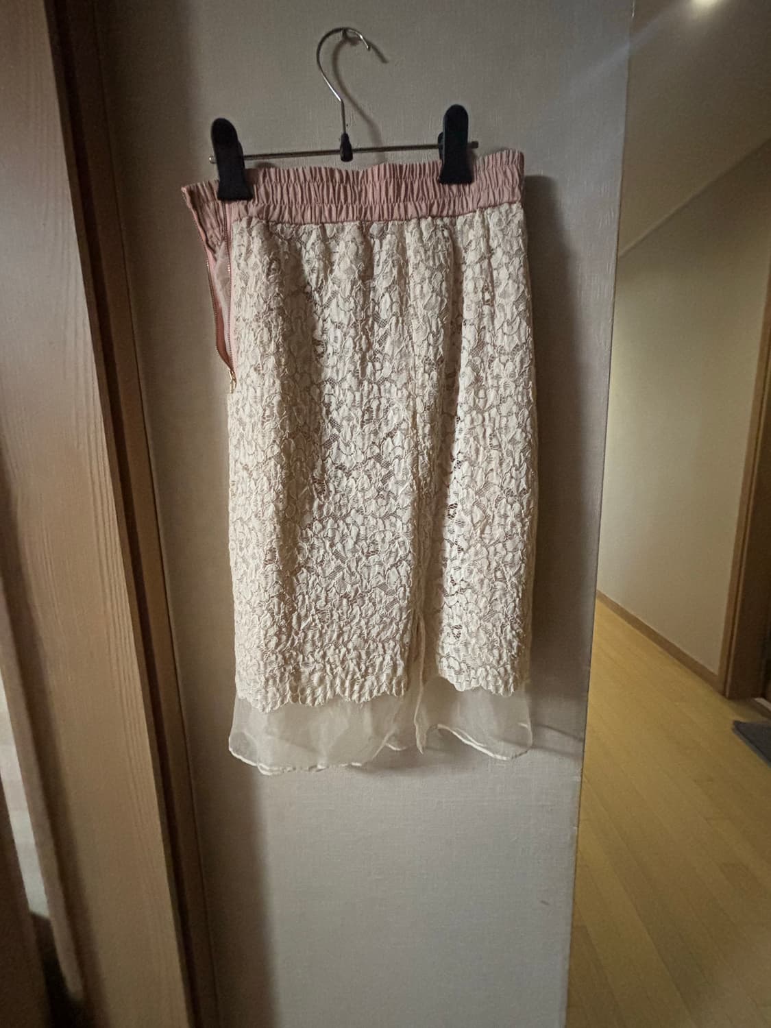 빈티지 베이지 스커트 상품이미지1