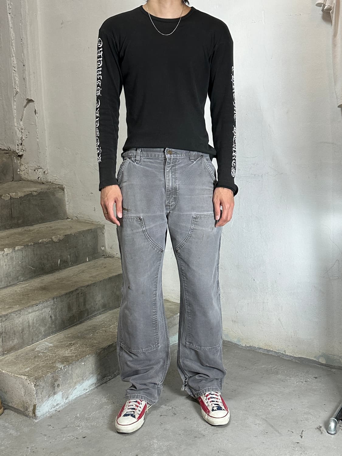 OG 칼하트 B136 더블니 칼하트 GVL 썩블니 하드페이딩 상품이미지2