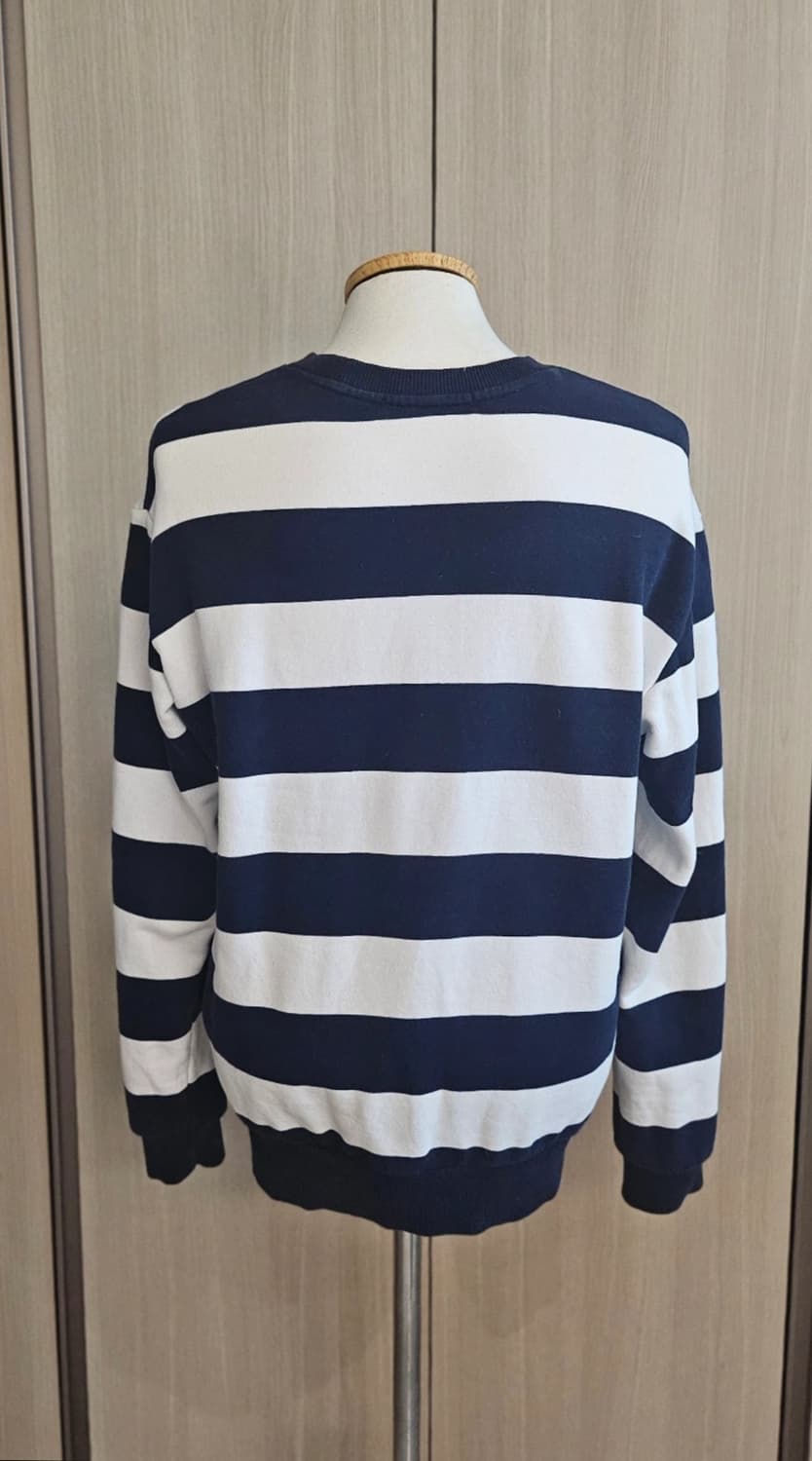 ANDEW 네이비 스트라이프 맨투맨 100 상품이미지6