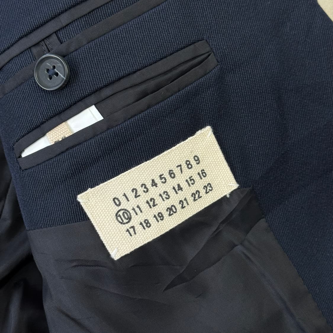 마르지엘라 슬림 네이비 블레이저 자켓 50(95) 상품이미지7