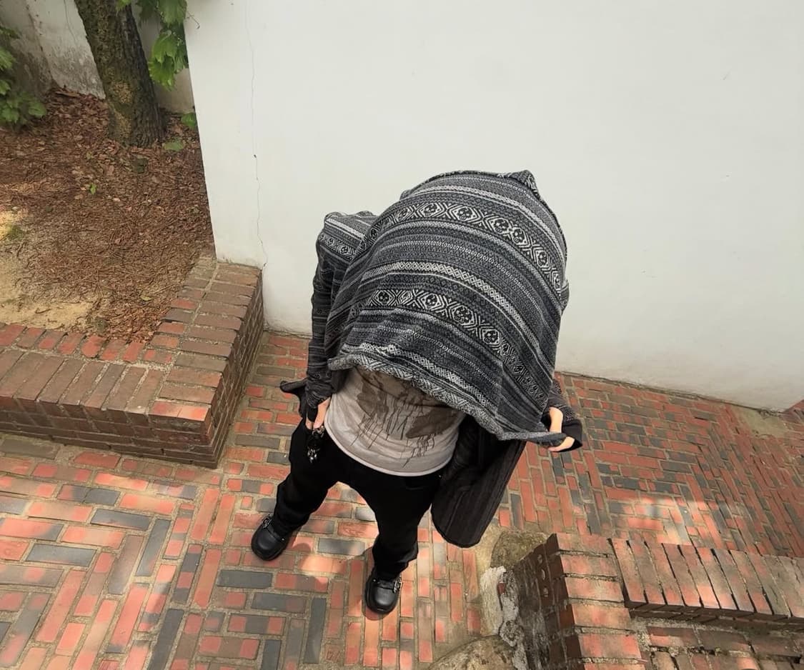 EDGE Skull pattern cardigan 상품이미지2