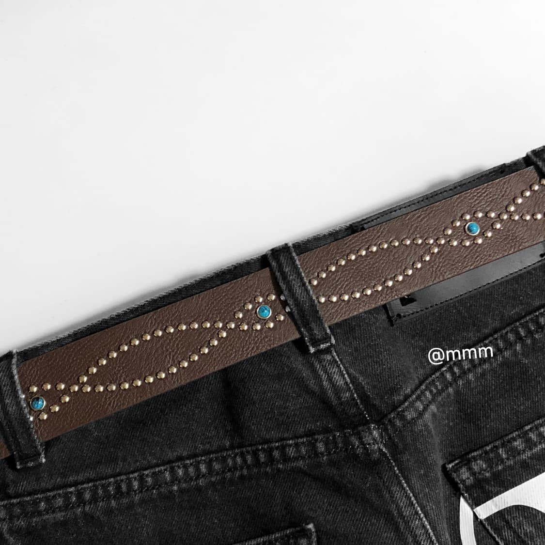 [Unisex] 웨스턴 터키석 벨트 상품이미지7