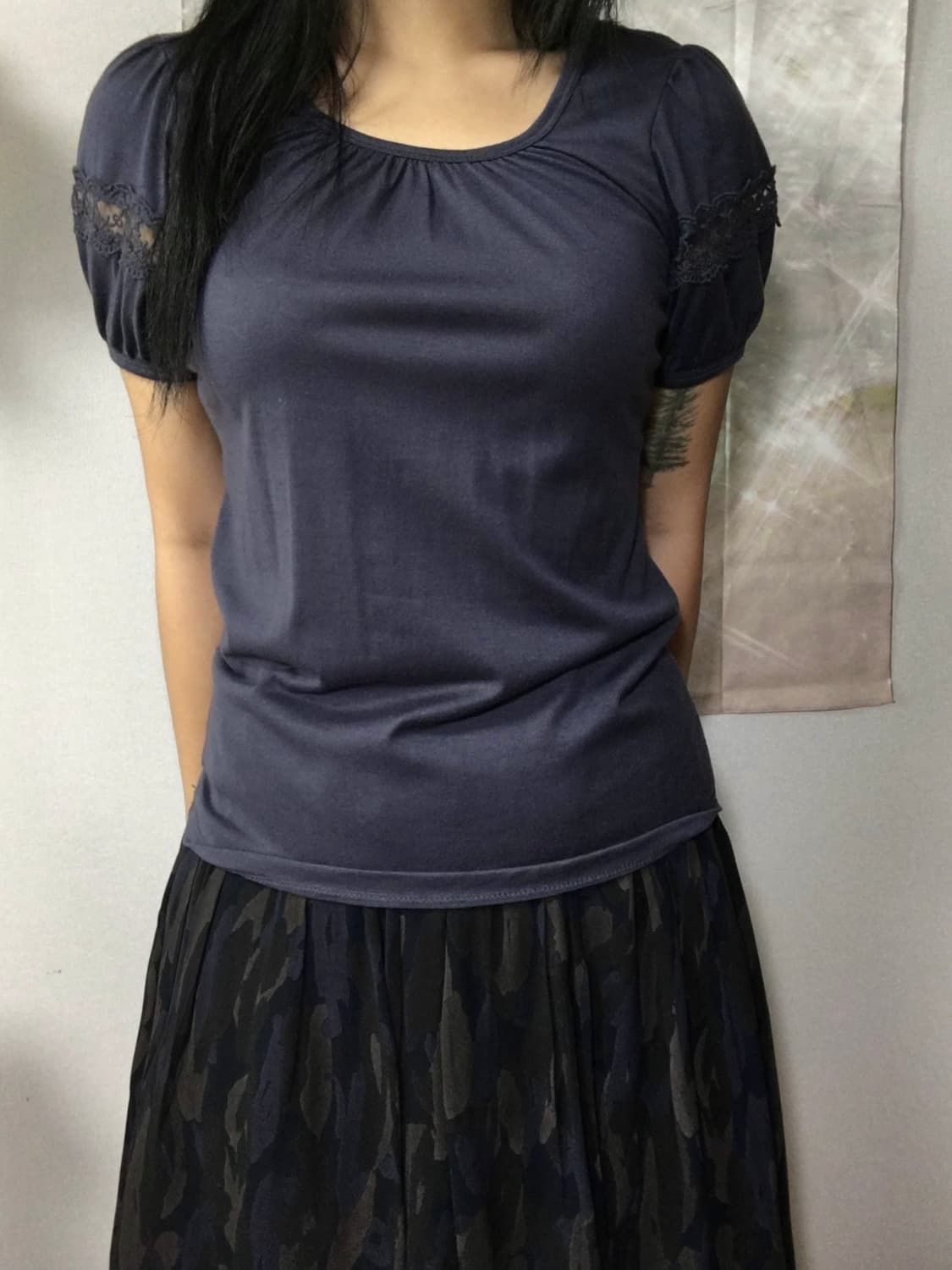 Navy top 상품이미지1