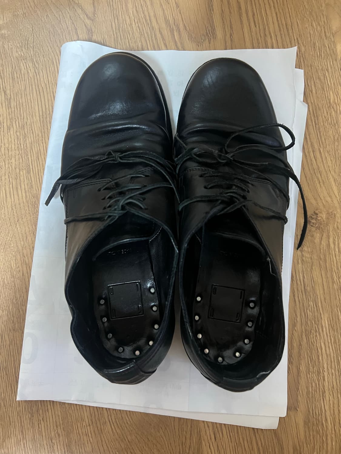 구이디 992 홀스 풀 그레인 더비 블랙 / 42 상품이미지3