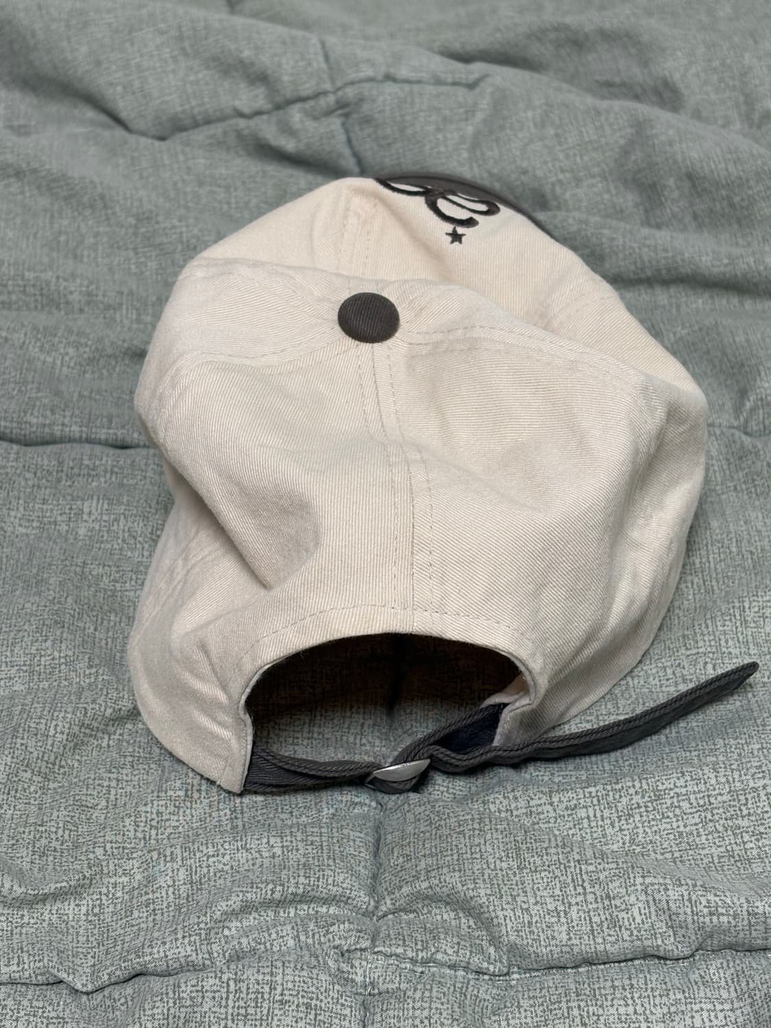 WEB LOGO 5PANNEL CAP [CHARCOAL/MOCA] 상품이미지2