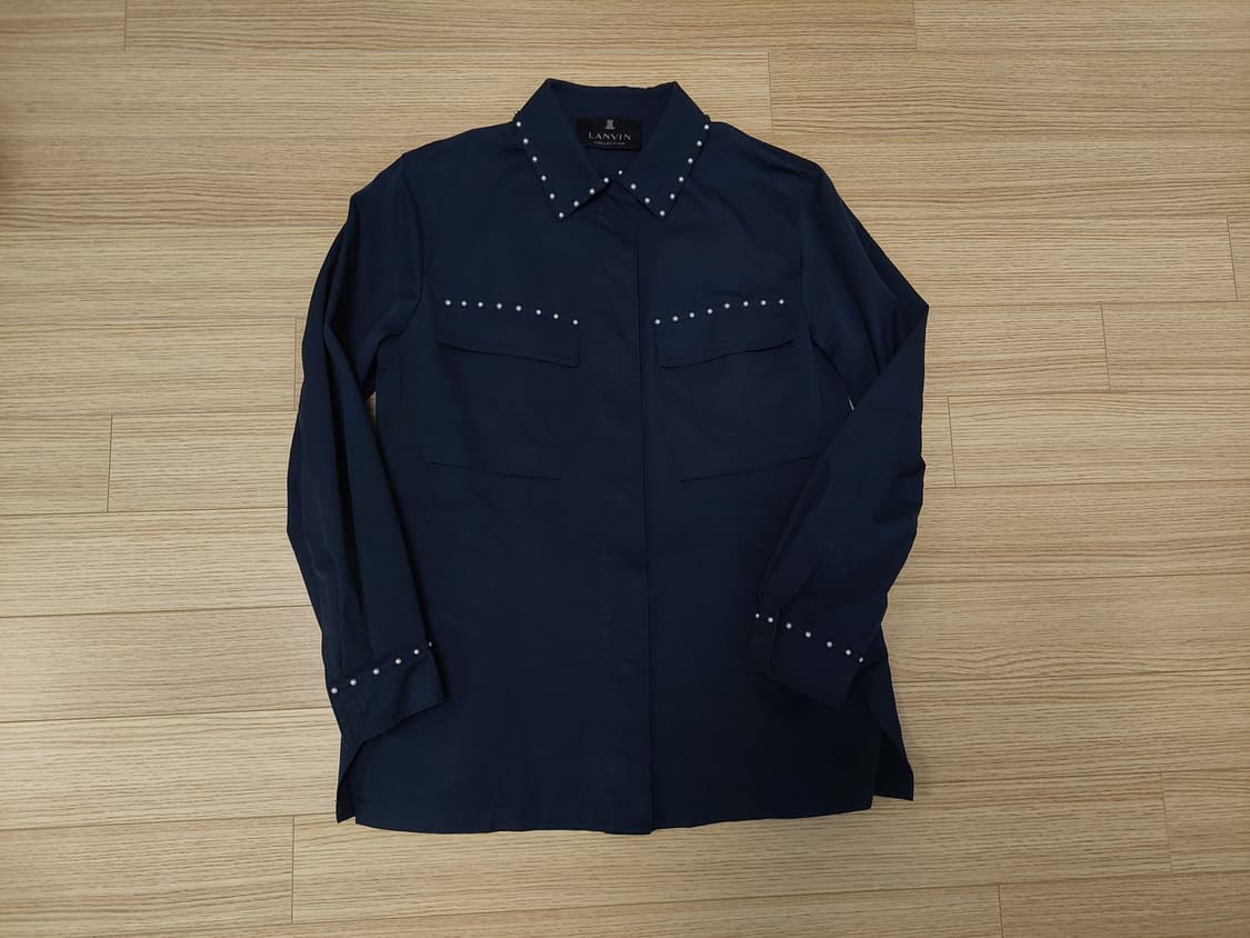 랑방 컬렉션 진주 바스락 투포켓 셔츠 자켓 상품이미지4