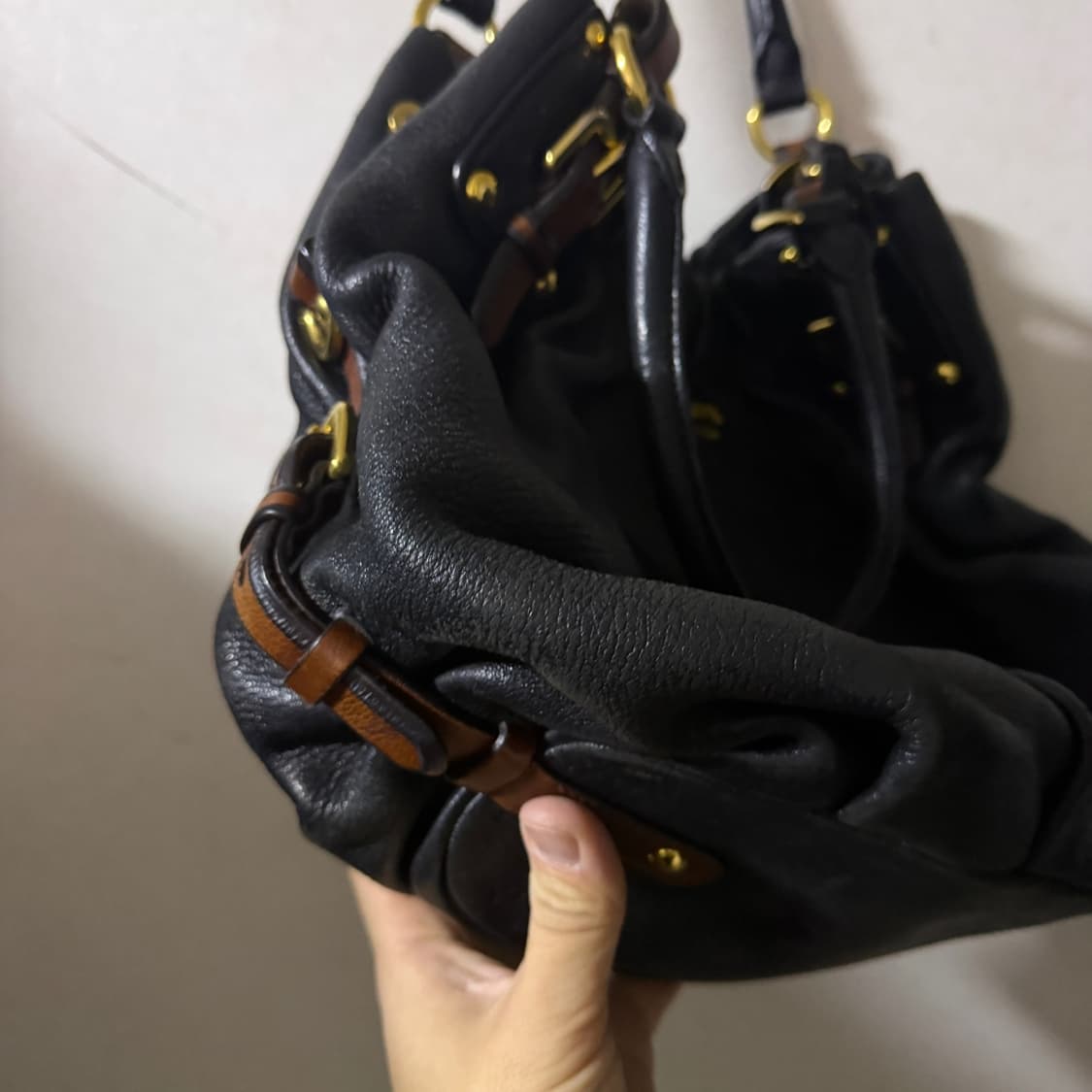 프라다 카프스킨 여성 토트&숄더백 상품이미지5