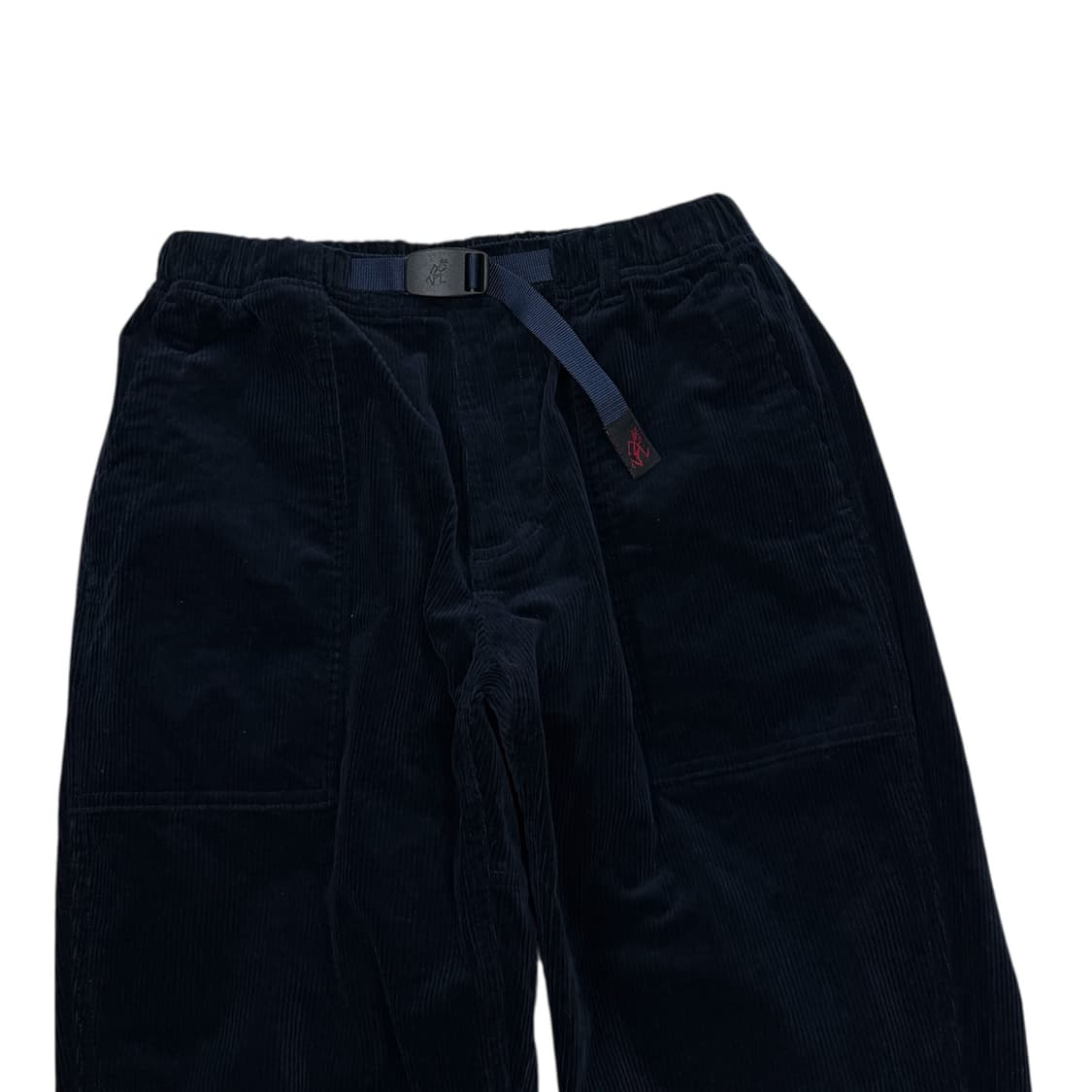 그라미치 코듀로이 루즈 테이퍼드 팬츠 바지 네이비 S 상품이미지2