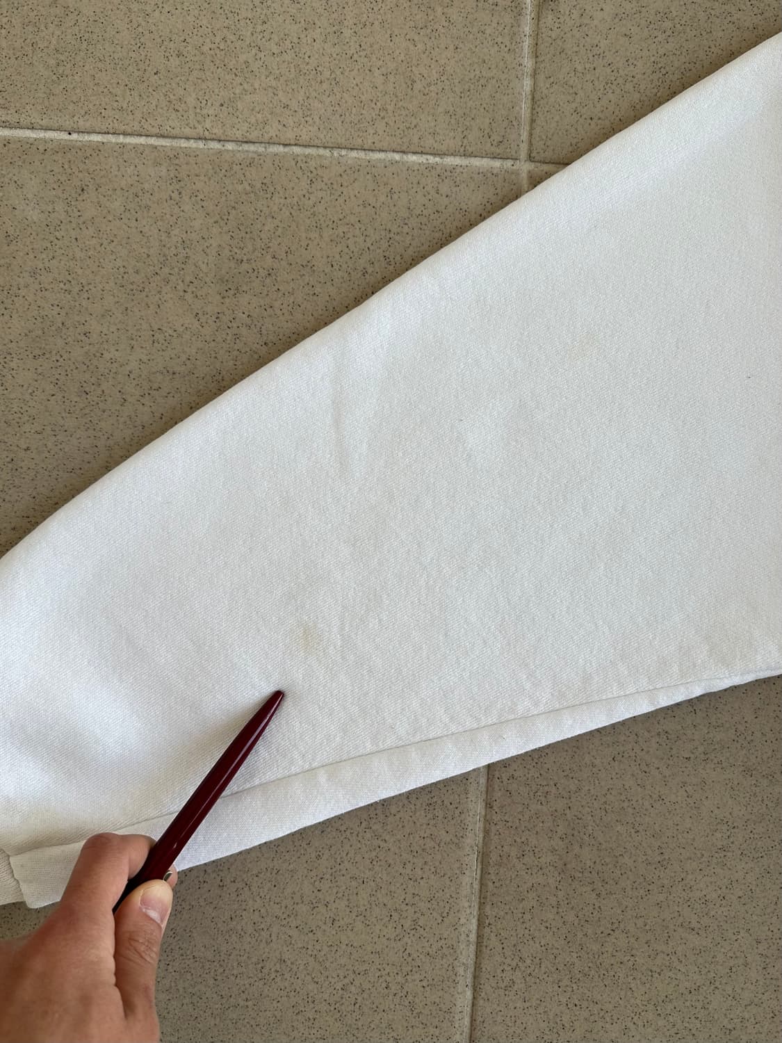 90s 빈티지 러셀 후드집업 화이트 M USA 상품이미지6