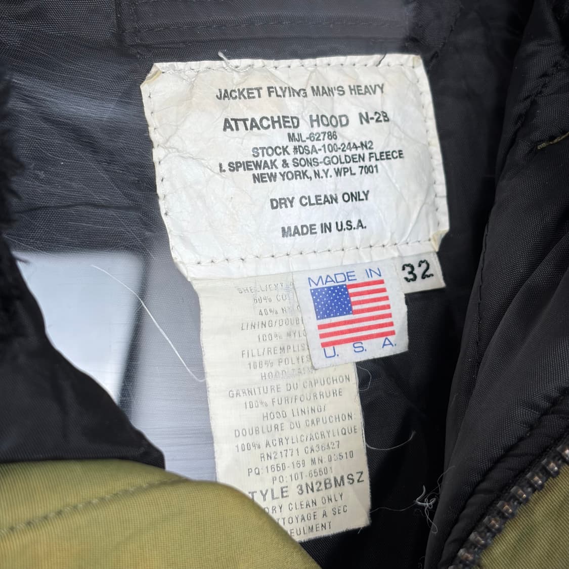 Spiewak 스피왁 n-2b 야상 자켓 상품이미지8