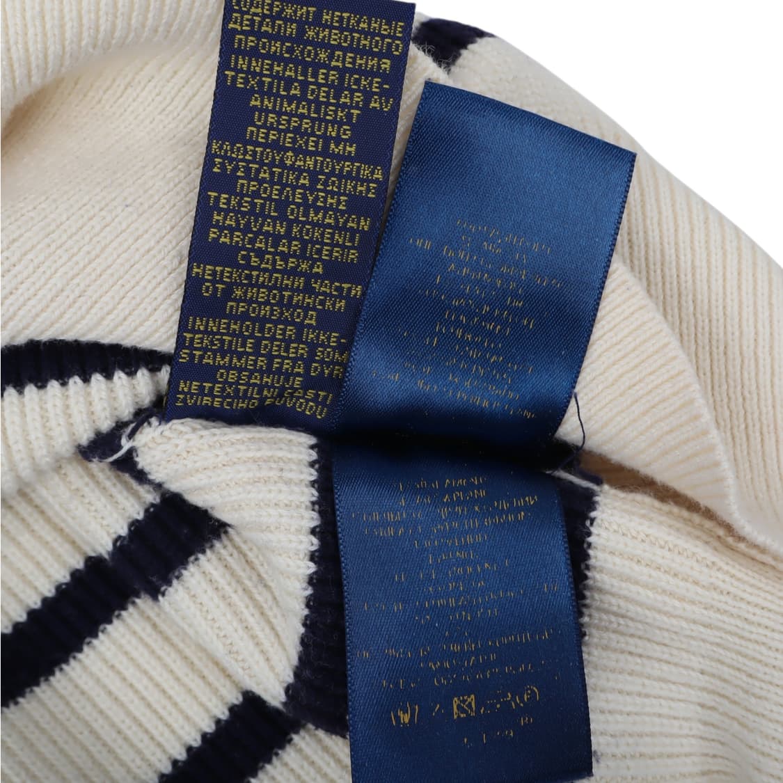 폴로 랄프로렌 크림 스트라이프 버튼 니트 상품이미지10