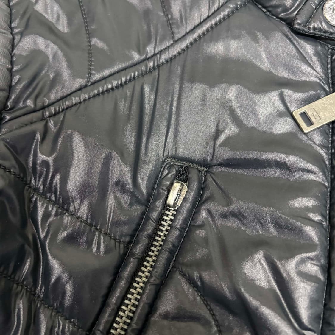 디젤 유틸리티 멀티포켓 블랙 라이더 패딩 자켓(S) 상품이미지6