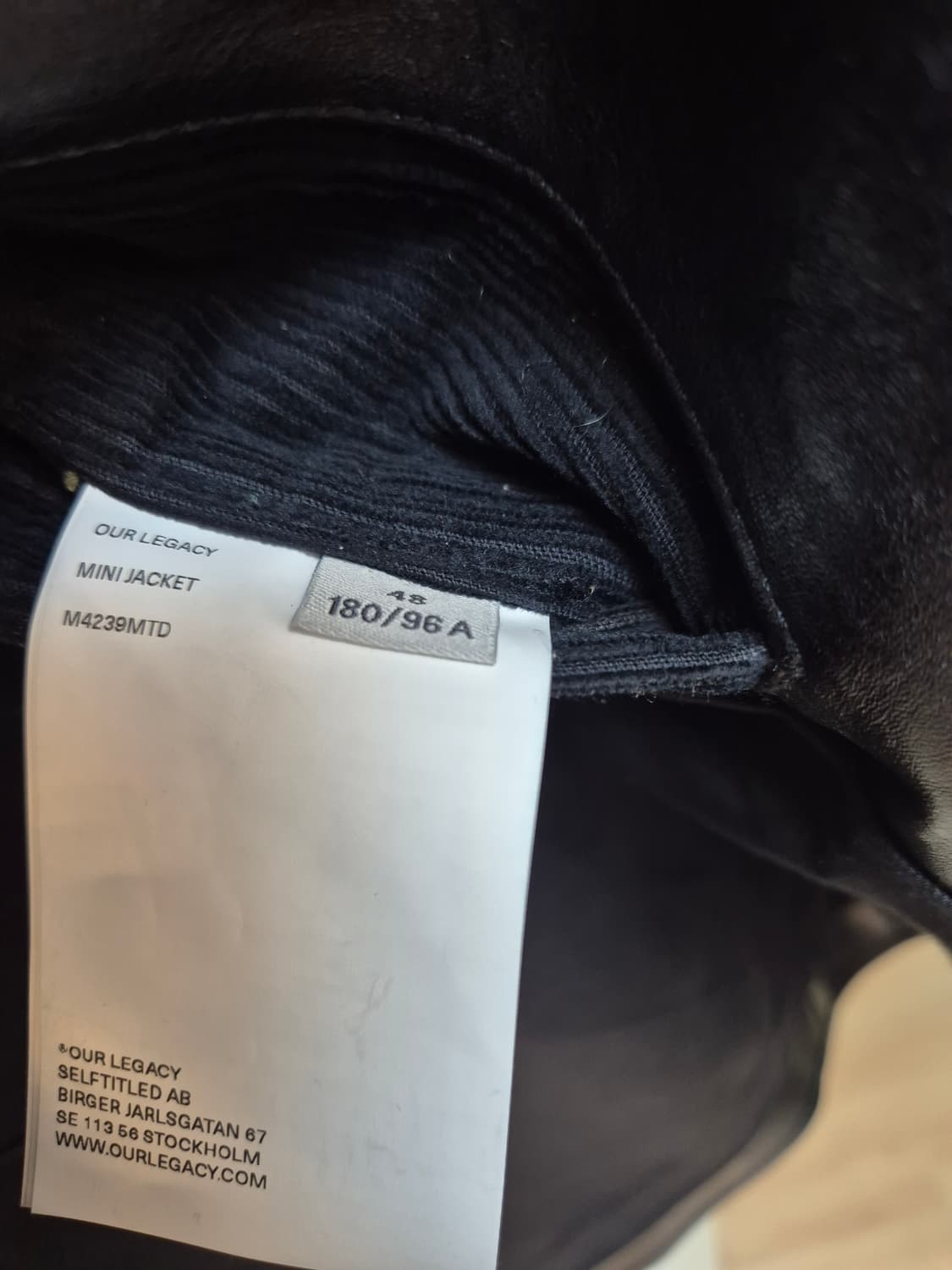 아워레가시 미니 레더자켓 48 상품이미지6