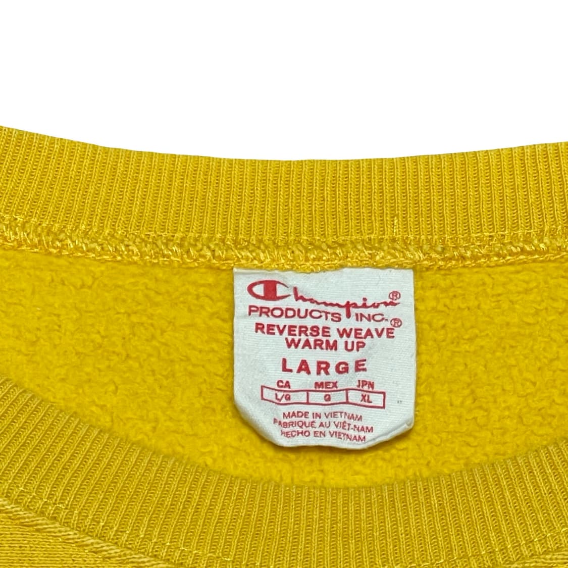 [L] 챔피온 리버스위브 맨투맨 옐로우 상품이미지3