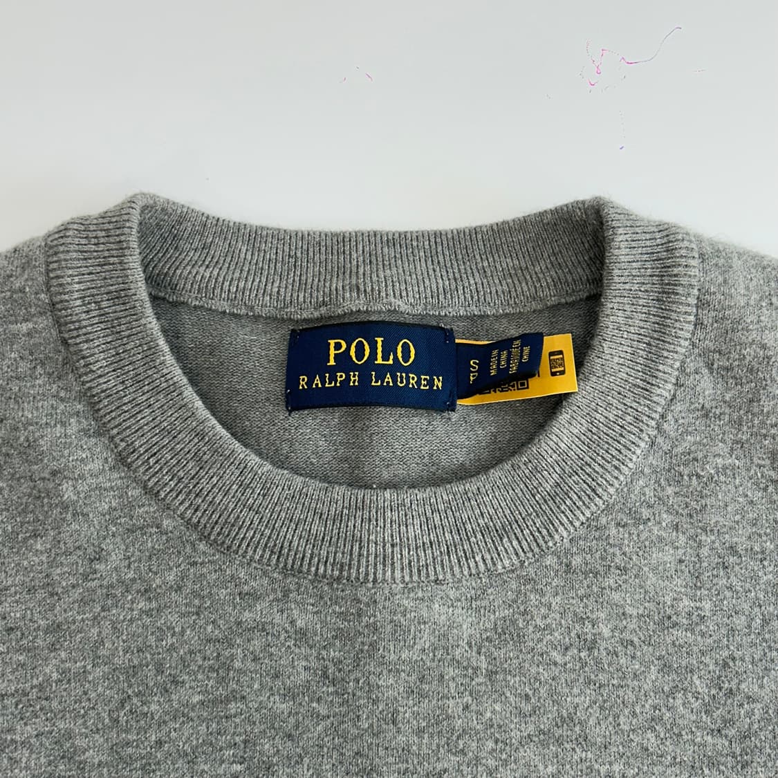 Polo 폴로 화이트포니 그레이 반팔니트 상품이미지5