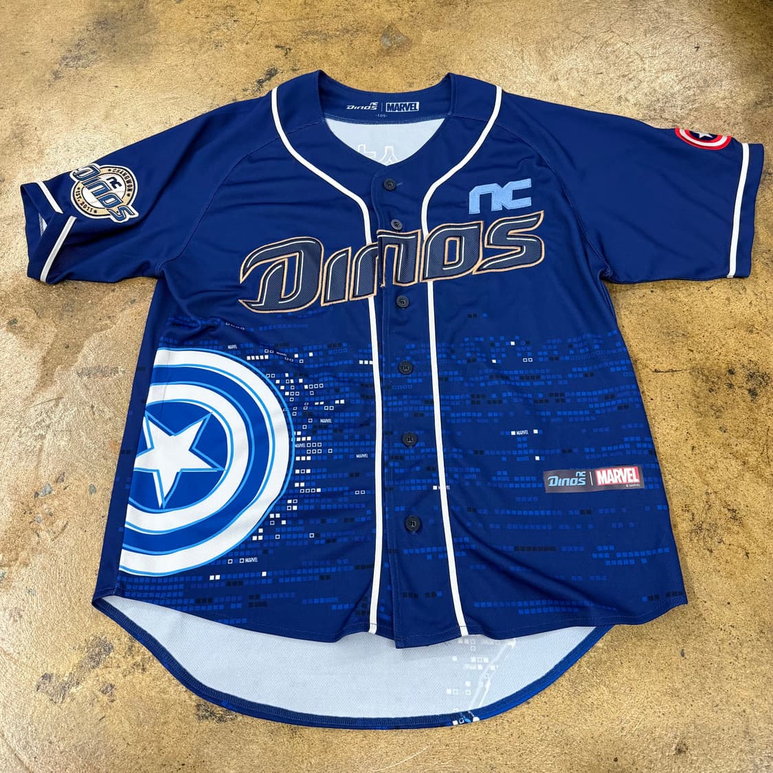 [정품/105] NC 다이노스 마블 콜라보 18 박석민 마킹유니폼 b10 상품이미지2