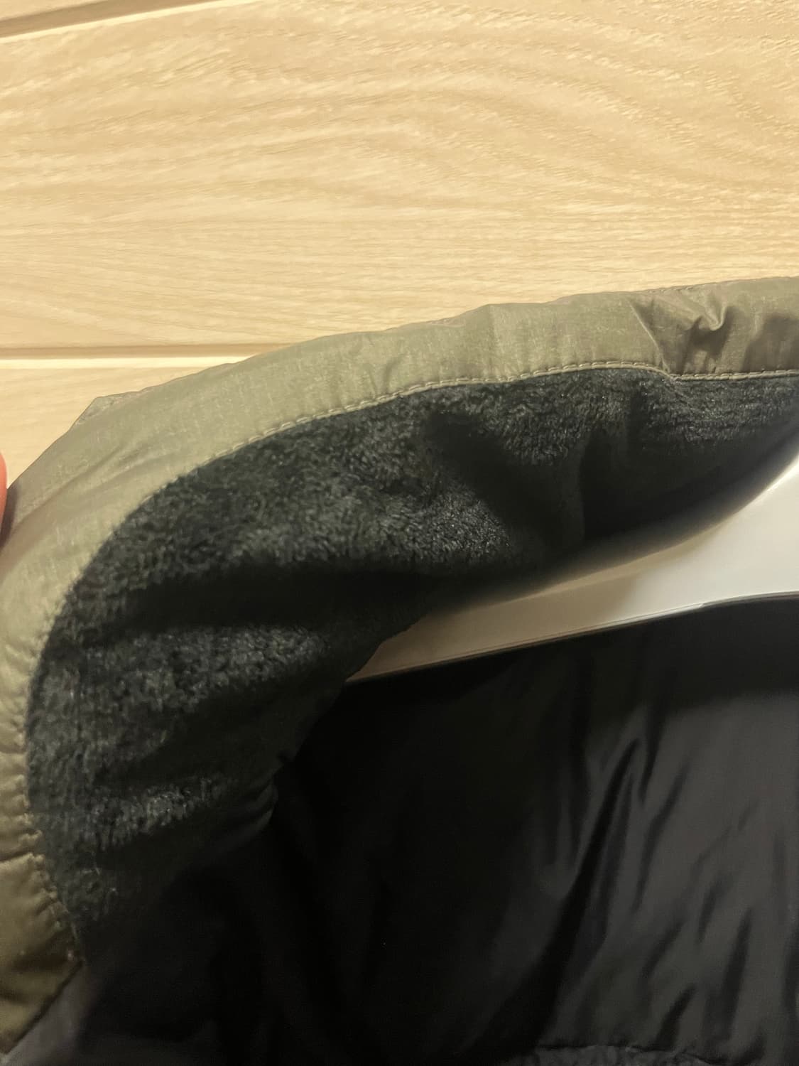 [M] 살로몬 컨투어 구스 다운 패딩 자켓 카키 상품이미지5