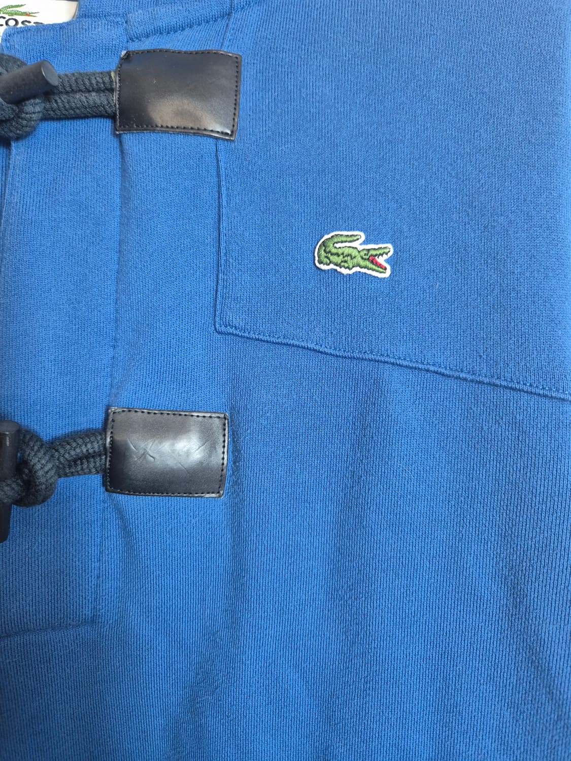 4호  100) 라코스테 블루 후드 집업 토글 디테일 상품이미지6