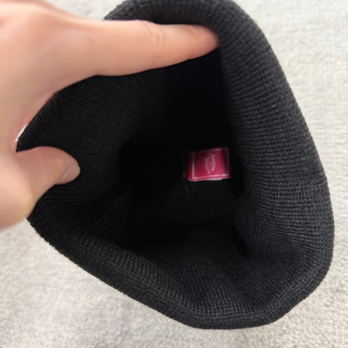 아메리칸니들 커프드 니트 비니 NY 블랙 양키스 상품이미지2