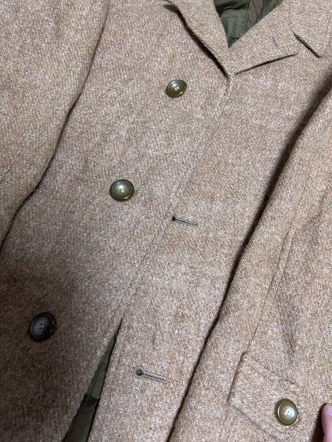 일제 수제맞춤 울 코트 사이즈 105~110 상품이미지4