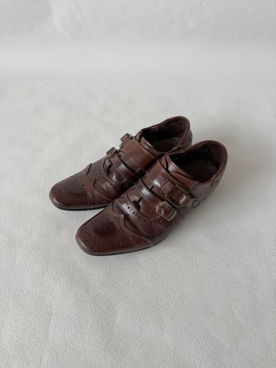 [260]버팔로(Buffalo) 스트랩 레더 슈즈 상품이미지4