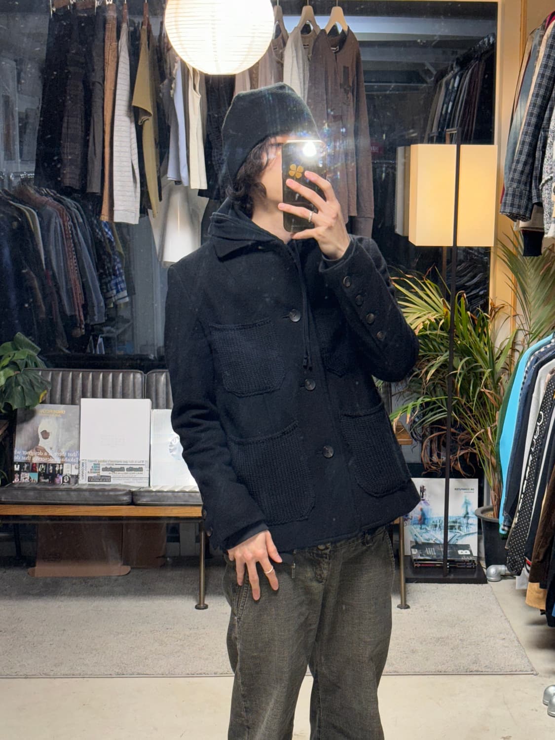 Mb lucas 니트 포켓 울자켓 상품이미지7