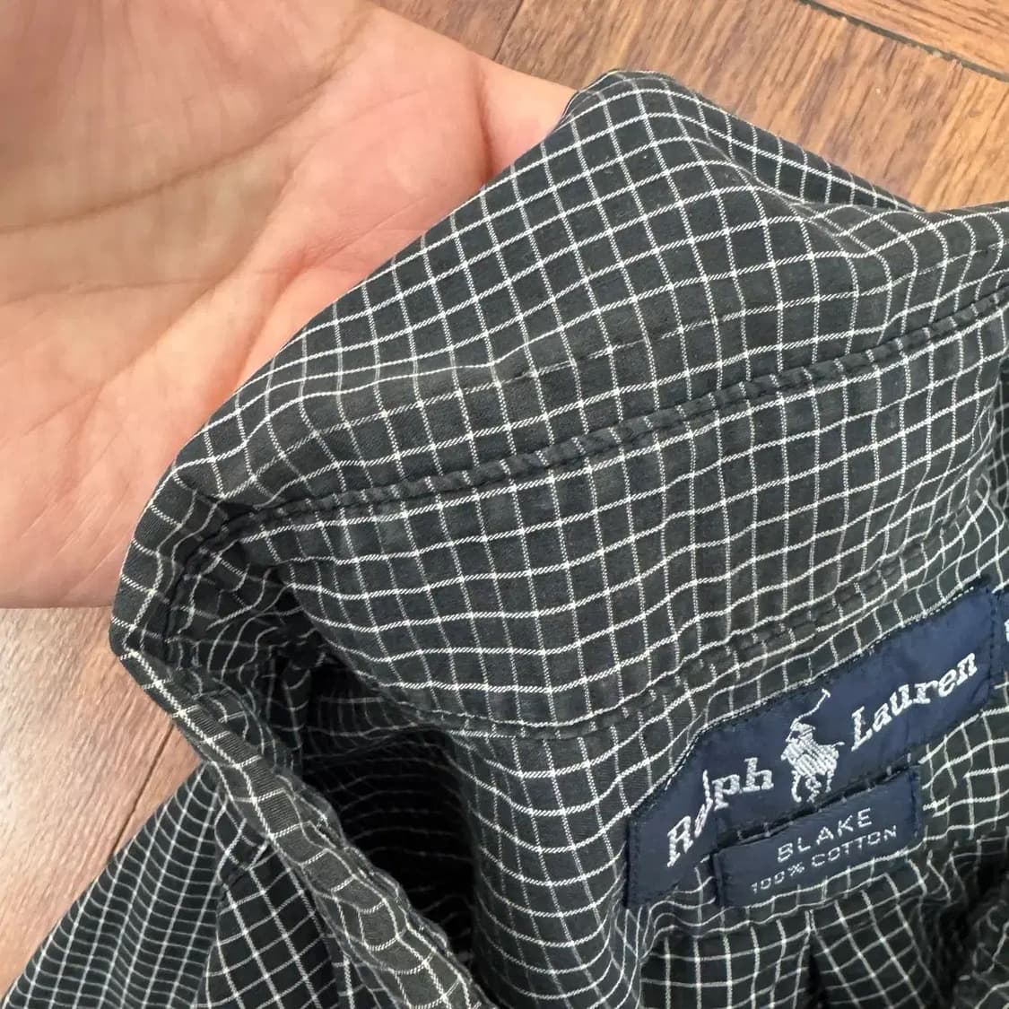 100(XL) 폴로 랄프로렌 BLAKE 잔체크 남방 셔츠 상품이미지4