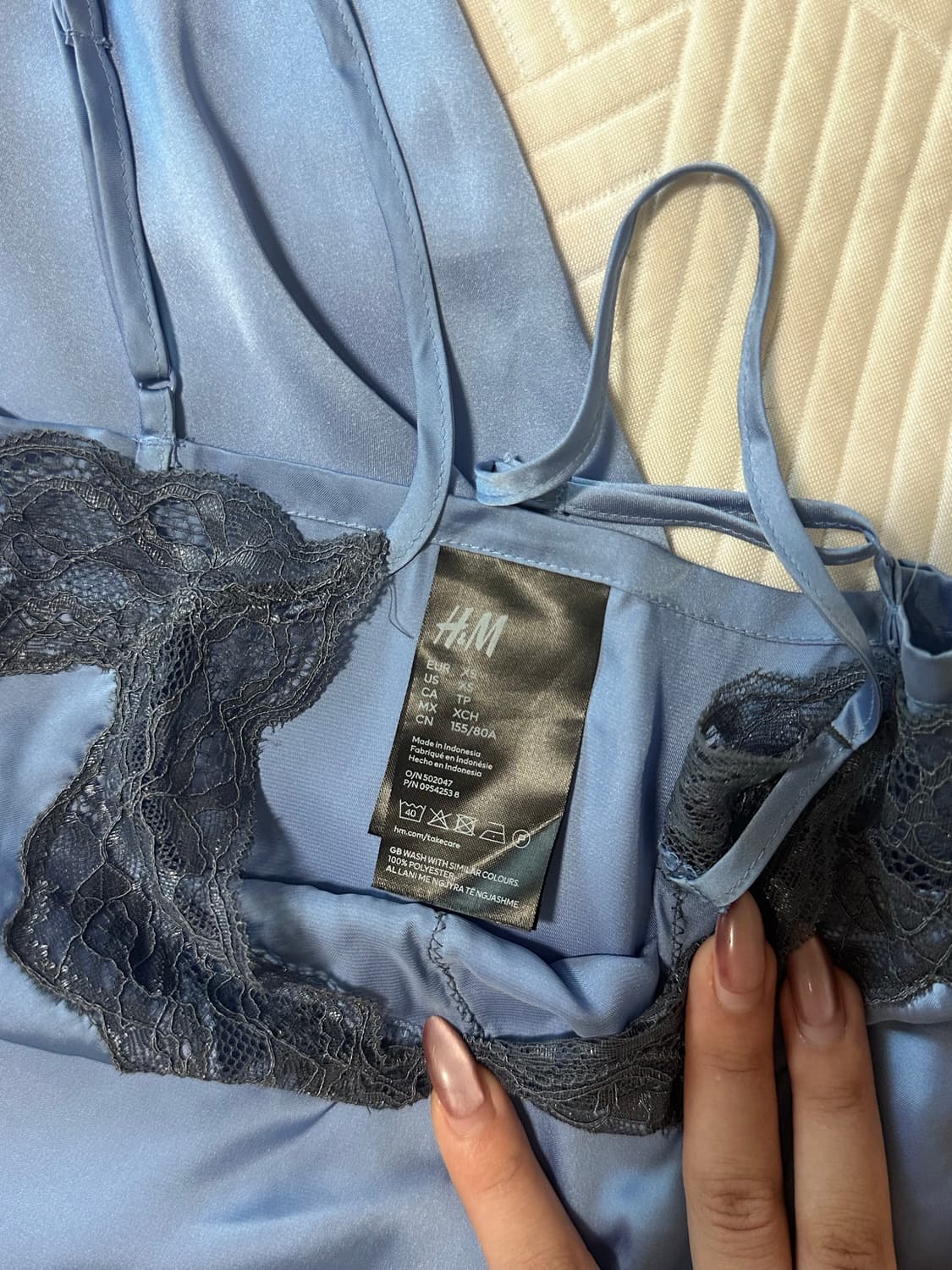 H&M 레이스 슬립 원피스 상품이미지2