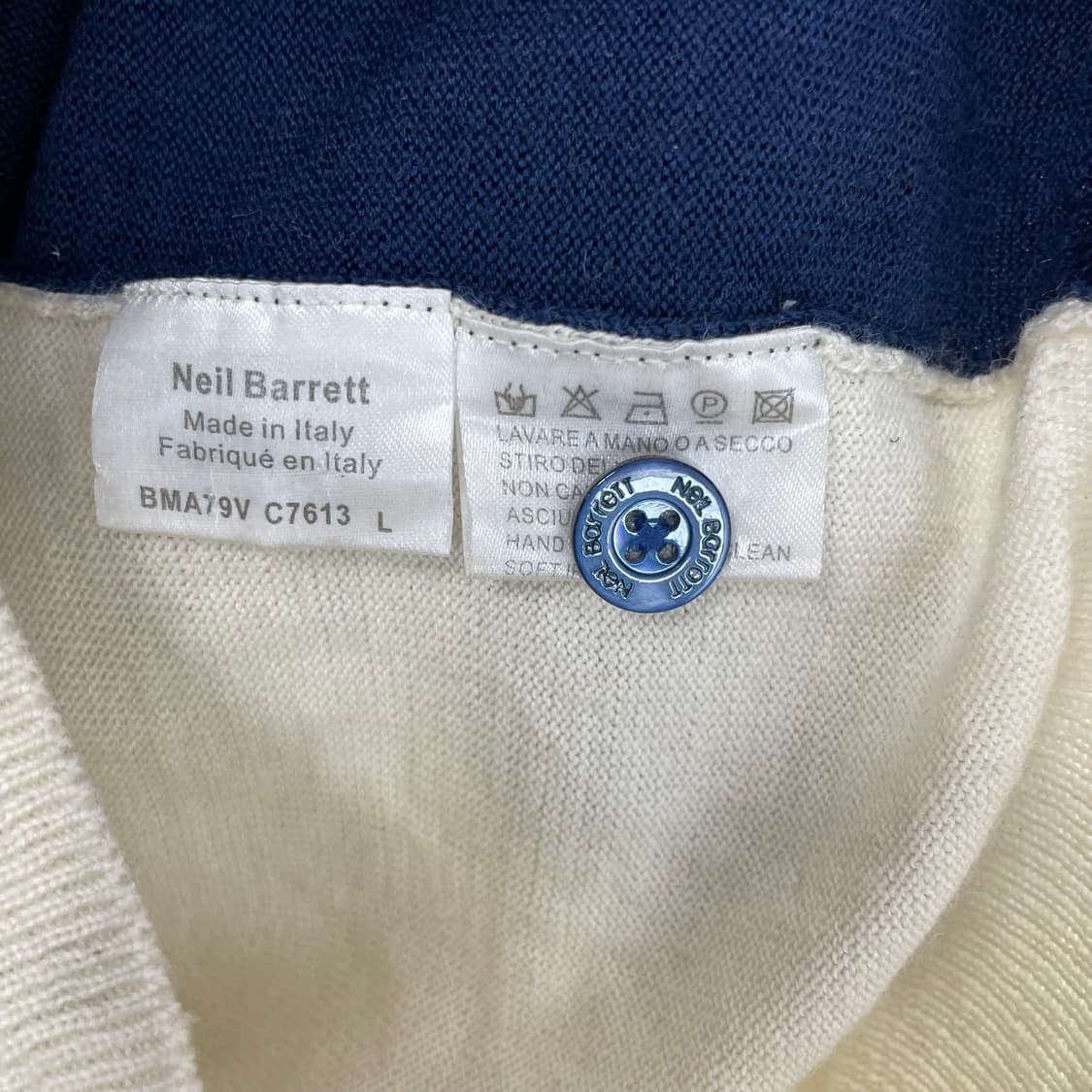 닐바렛 neil barrett 패턴 가디건 상품이미지5