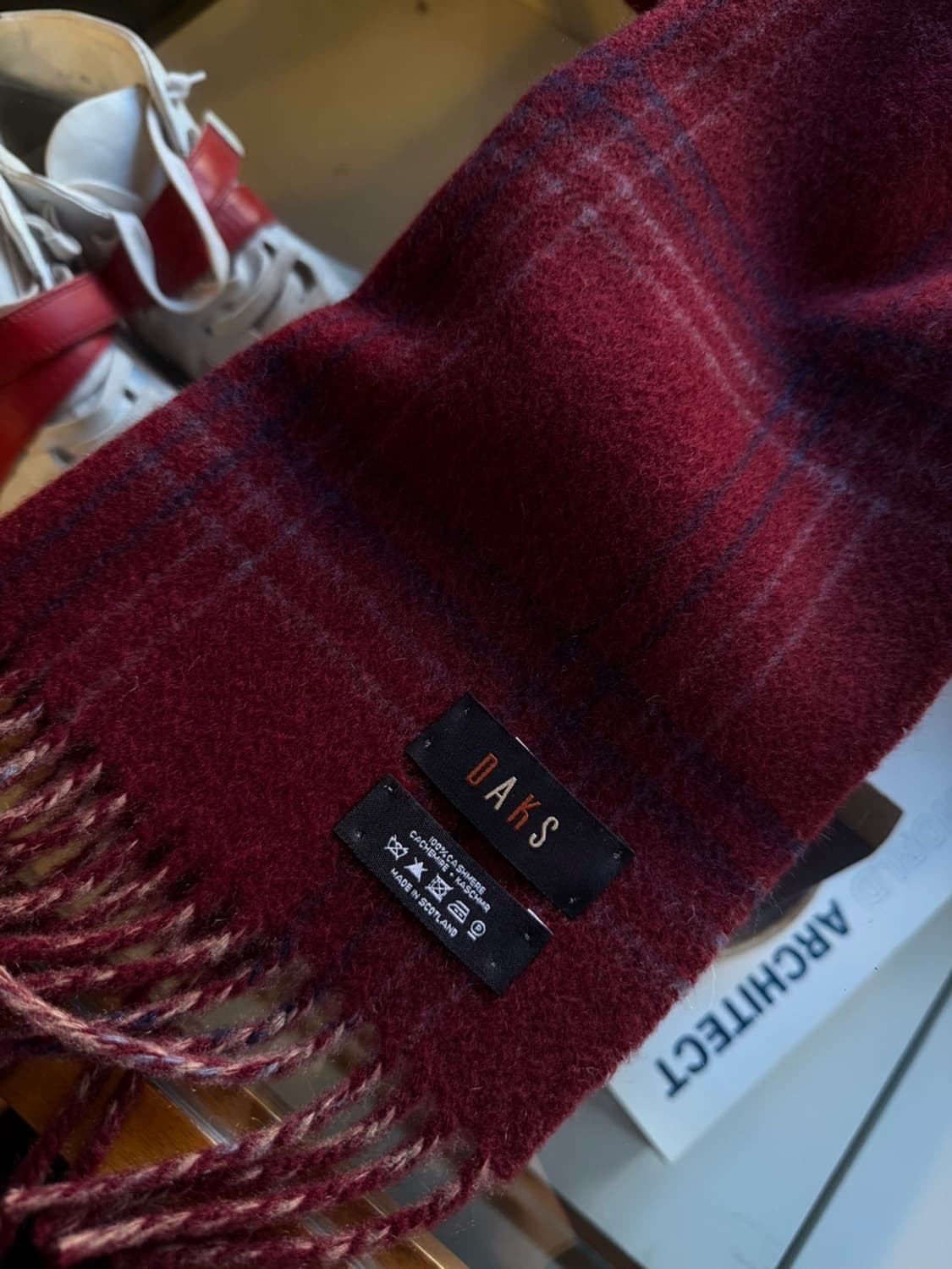 닥스 스코티쉬 캐시미어 머플러 상품이미지3