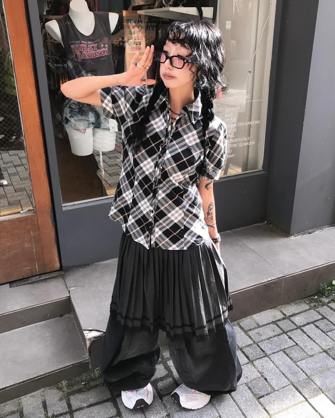 Burberry Check Puff Shirt 상품이미지1