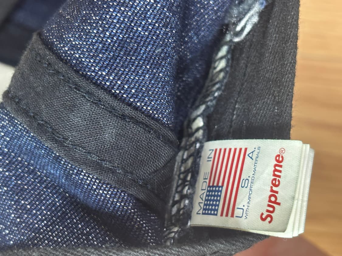 [새상품] 슈프림 코듀라 데님 6패널 볼캡 모자 상품이미지7