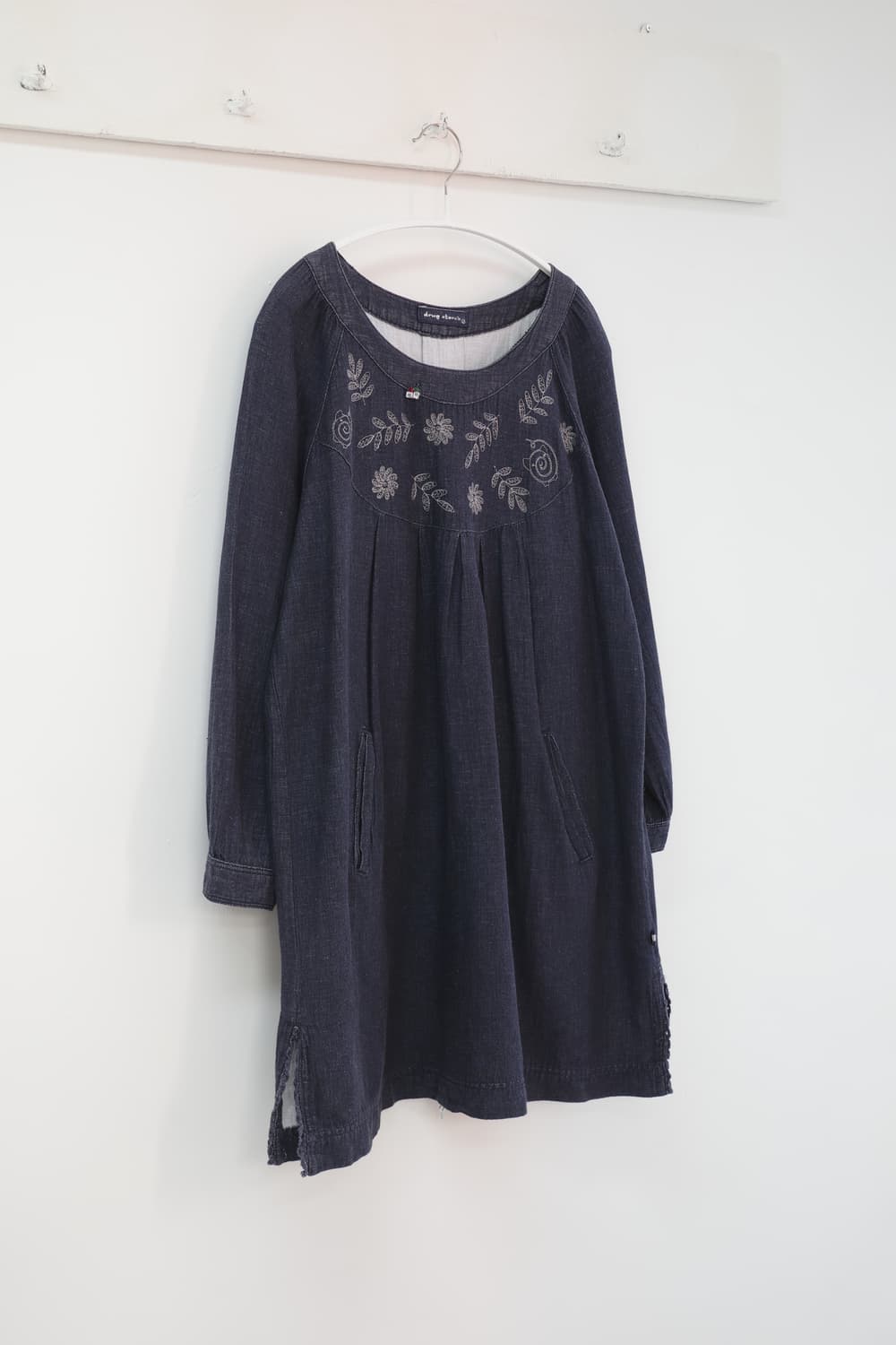 Drug store denim one-piece 상품이미지3